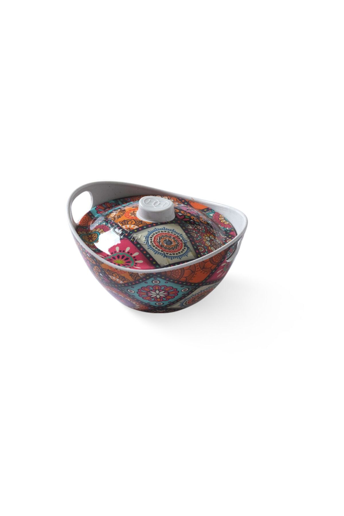 MorzaYolu Melamin Desenli Şekerlik 17cm