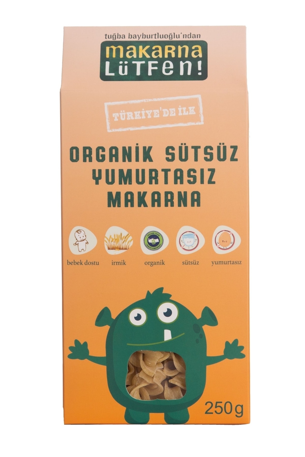 Makarna Lütfen Organik Makarna (Sütsüz Ve Yumurtasız-250 G)