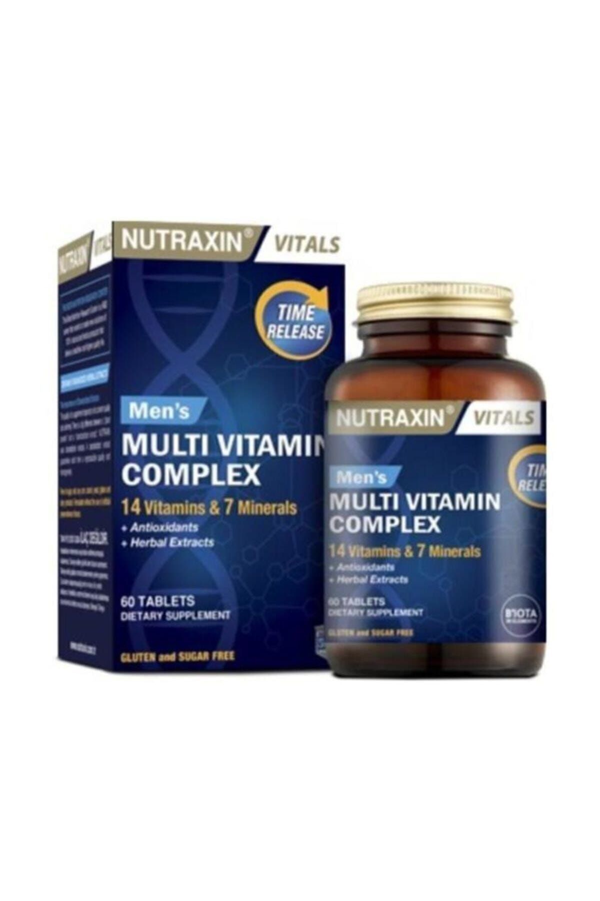 Nutraxin Kompleksi 60 Tablet Erkekler İçin Multivitamin Skt 08.2023