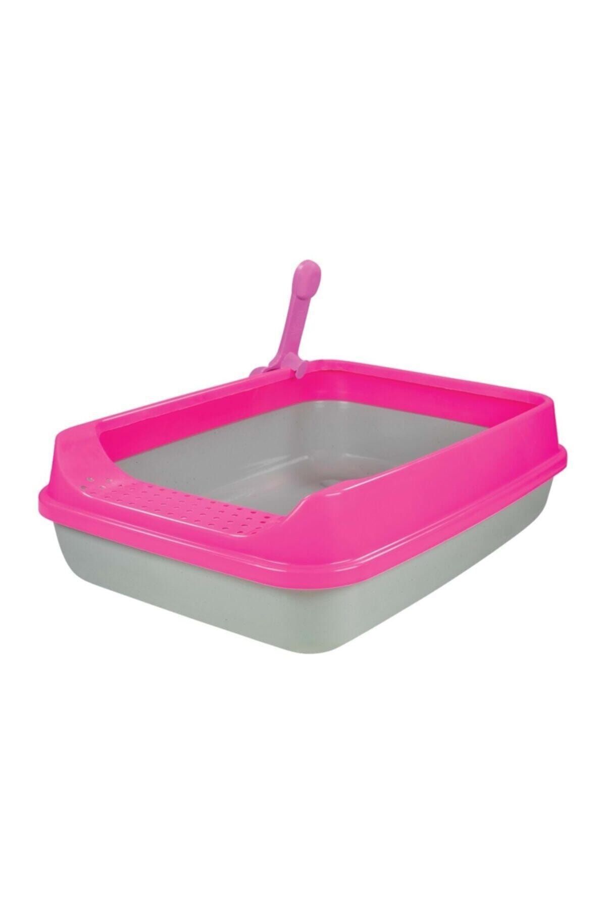 Keyf Lüks Açık Kedi Tuvaleti - Pembe