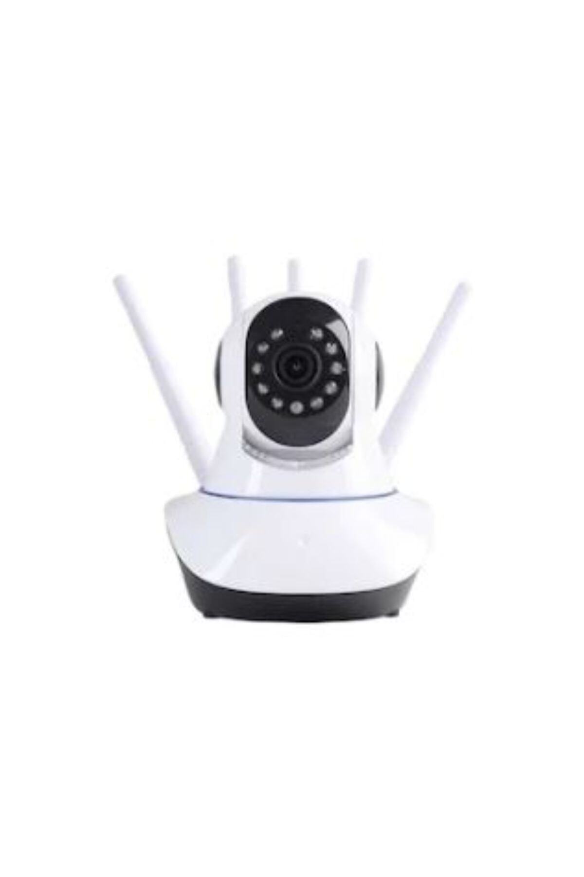 BLUE İNTER 360° Wifi İp Güvenlik Kamera 5 Antenli Gece Görüşlü Sensörlü Harekete Duyarlı Sesli 5 Antenli Camera
