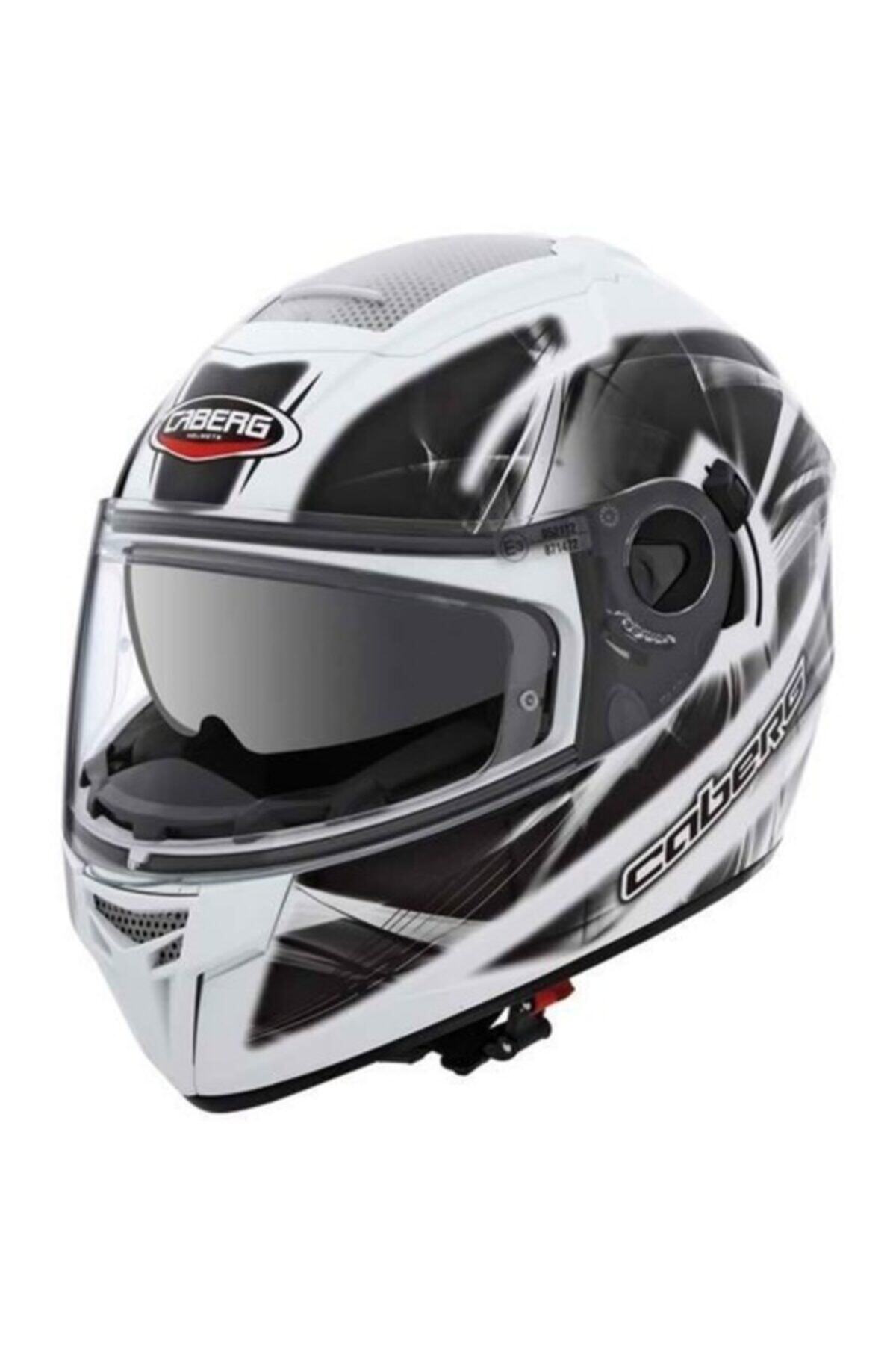 Caberg Kask Ultralıght Whıte-black (bugu Önliyici Hediyeli)