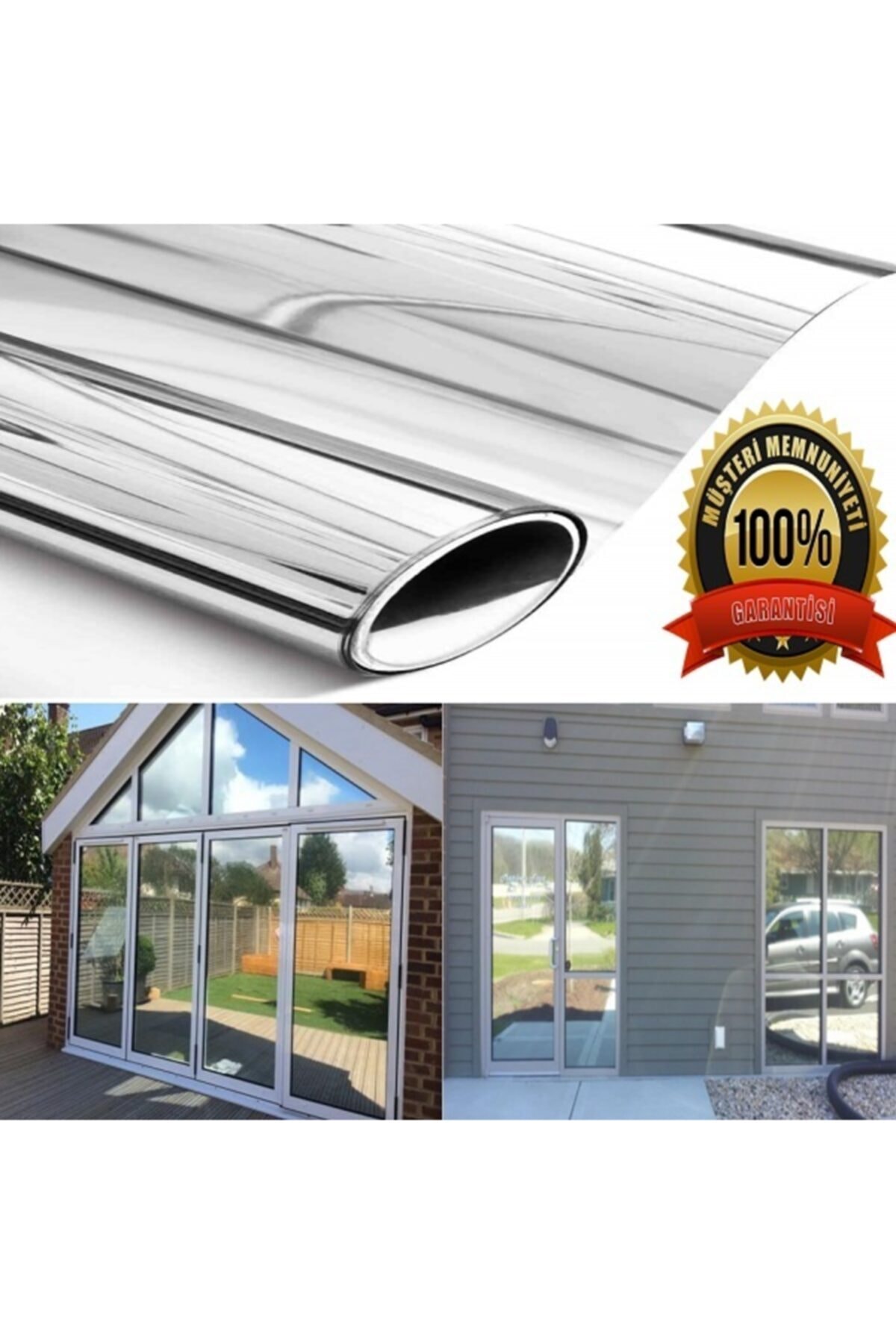 reyoto Aynalı Cam Filmi %100 Silver 70 Cm X 3 Metre