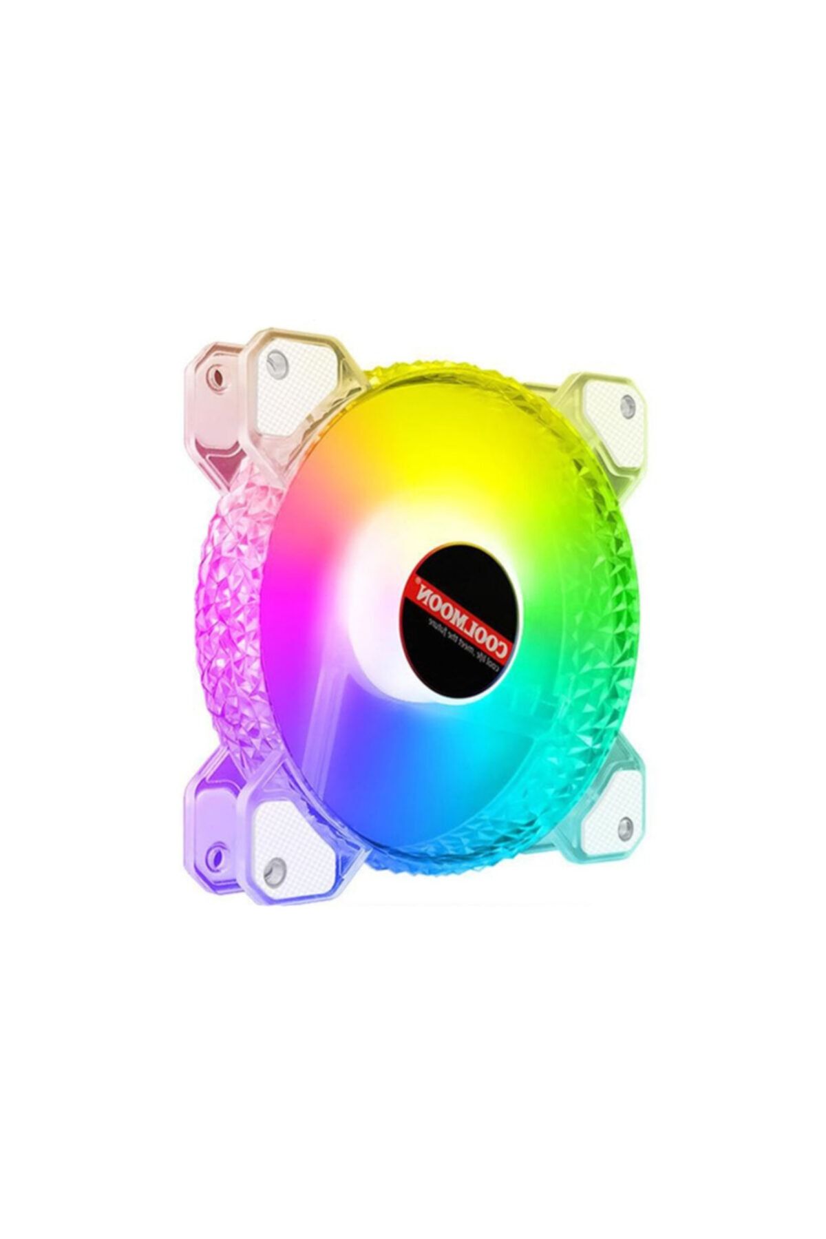 Cool Moon Coolmoon 120mm Argb Pc Kasa Fanı - Elmas Yüzeyli - 3pin5v Pwm- Yf