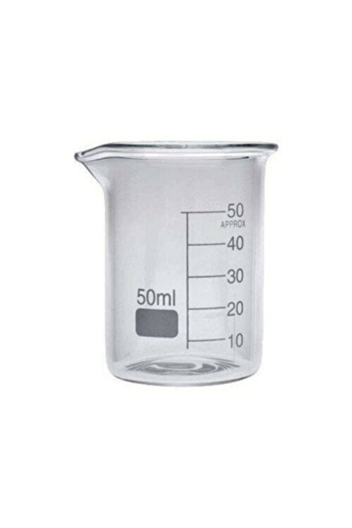 mutlulab Su Bardağı Sunum Bardağı  Beher 50 ml 12 Adet  Paket Laboratuvar Malzemesi