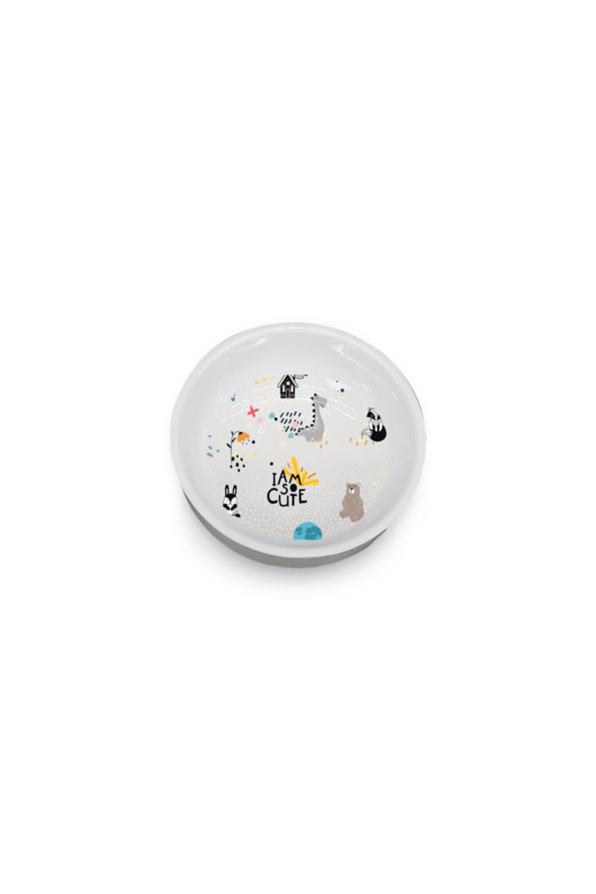 HibanaPazarı Melamin Çocuk Figürlü Yemek Kasesi 12 cm çap:12 cm Yuk:5.3cm 179 gr