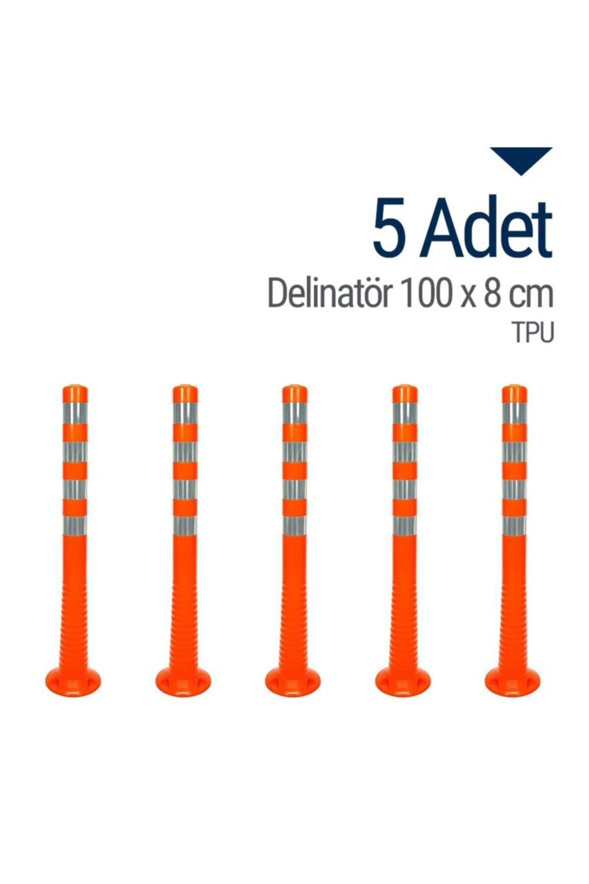 İleri Trafik Delinatör 100 X 8 Cm 5 Adet, Esnek Duba