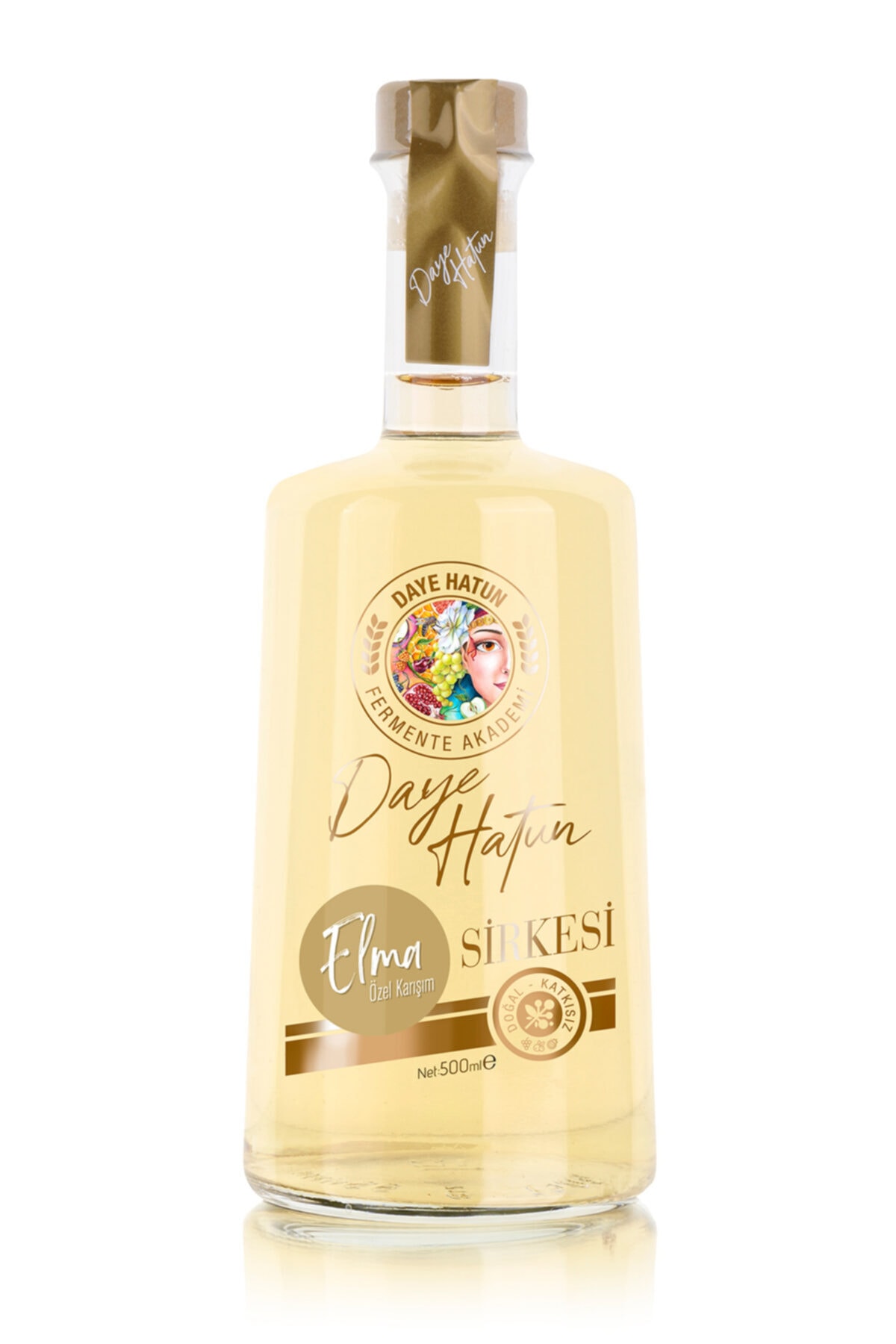 DAYE HATUN Özel Karışım Elma Sirkesi (%50 Tatlı&%30 Ekşi&%20 Çiçek Elma) / Special Blend Apple Cider Vinegar
