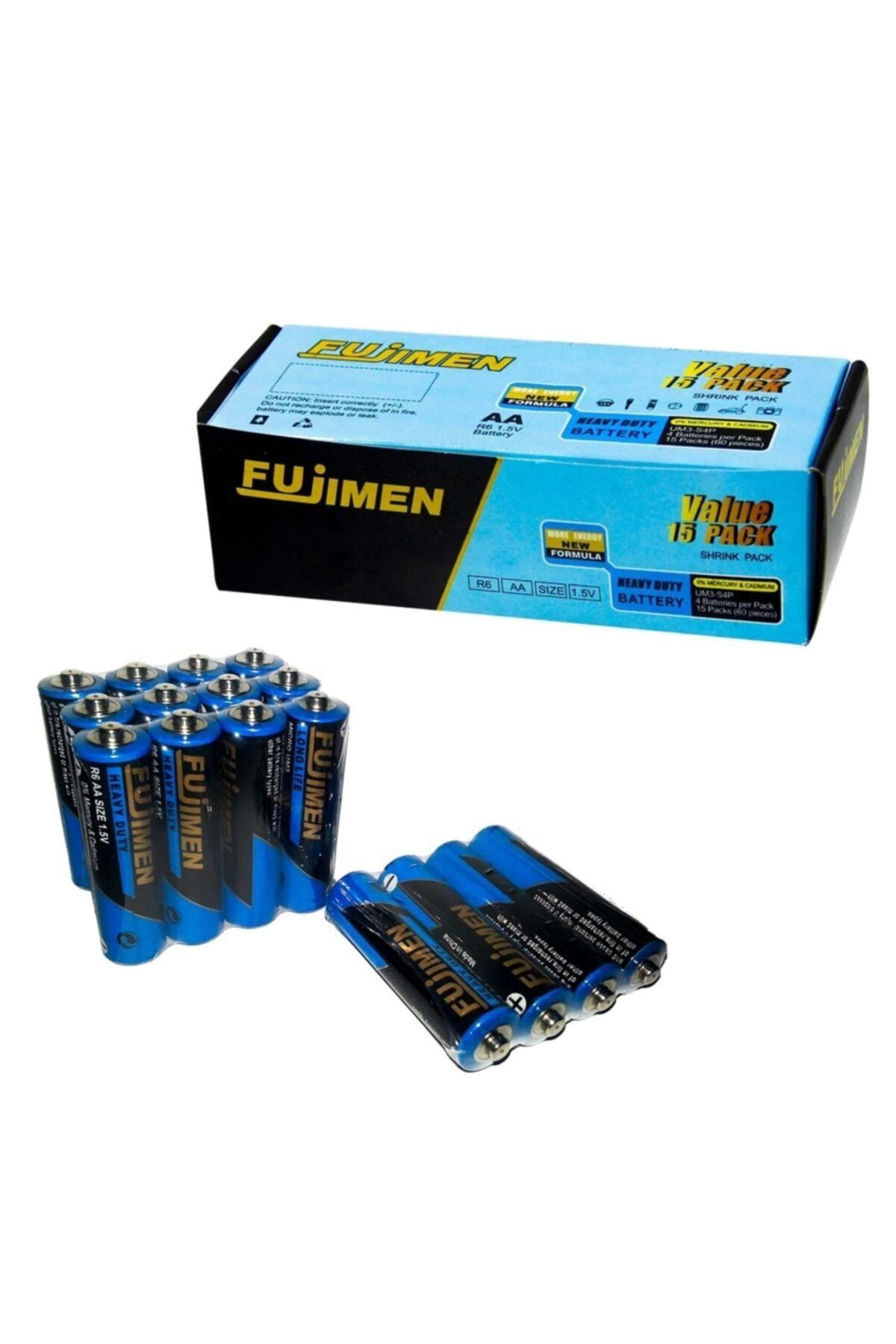 FUJIMEN Aa 1.5v Kalem Pil 60'lı Paket