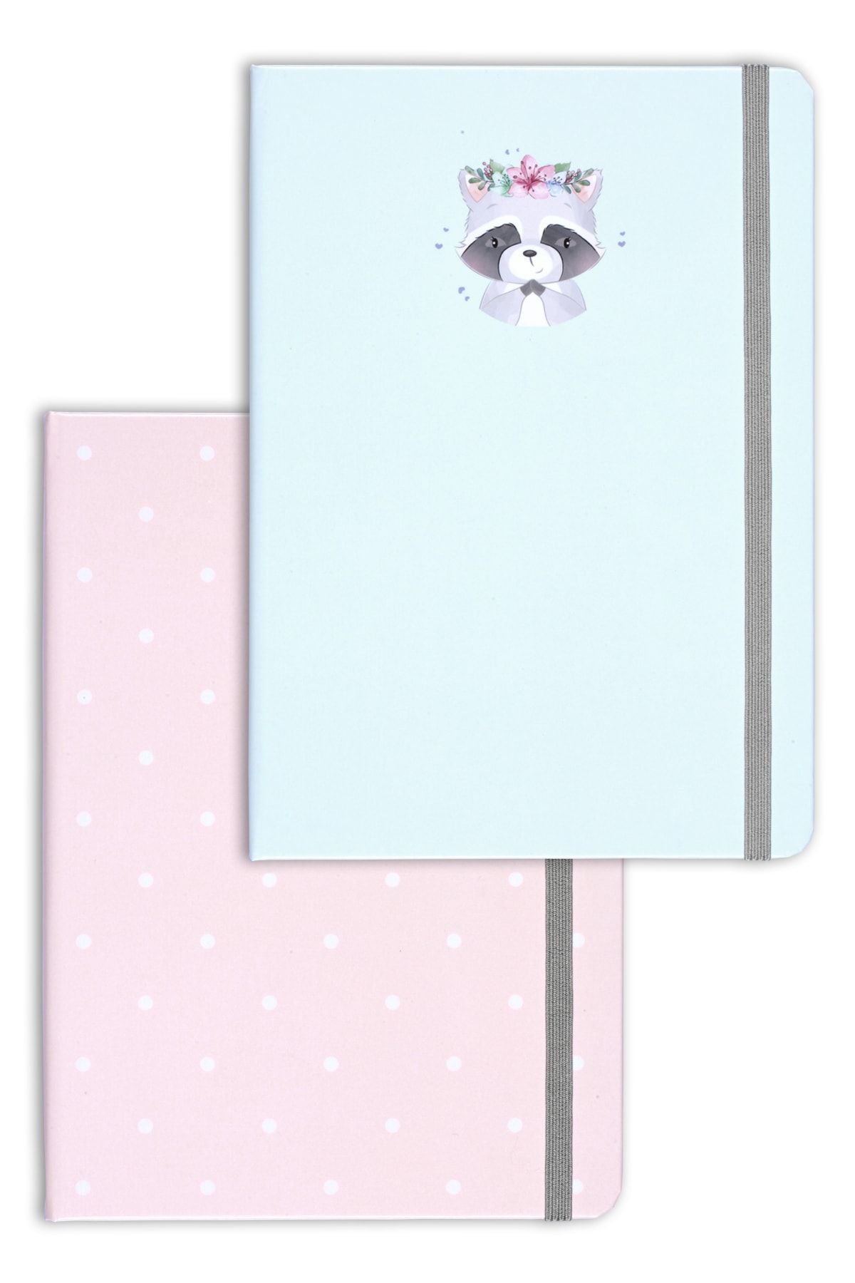 Matt Notebook A5 2'li Defter Seti 15x21 Cm Noktalı Rakun