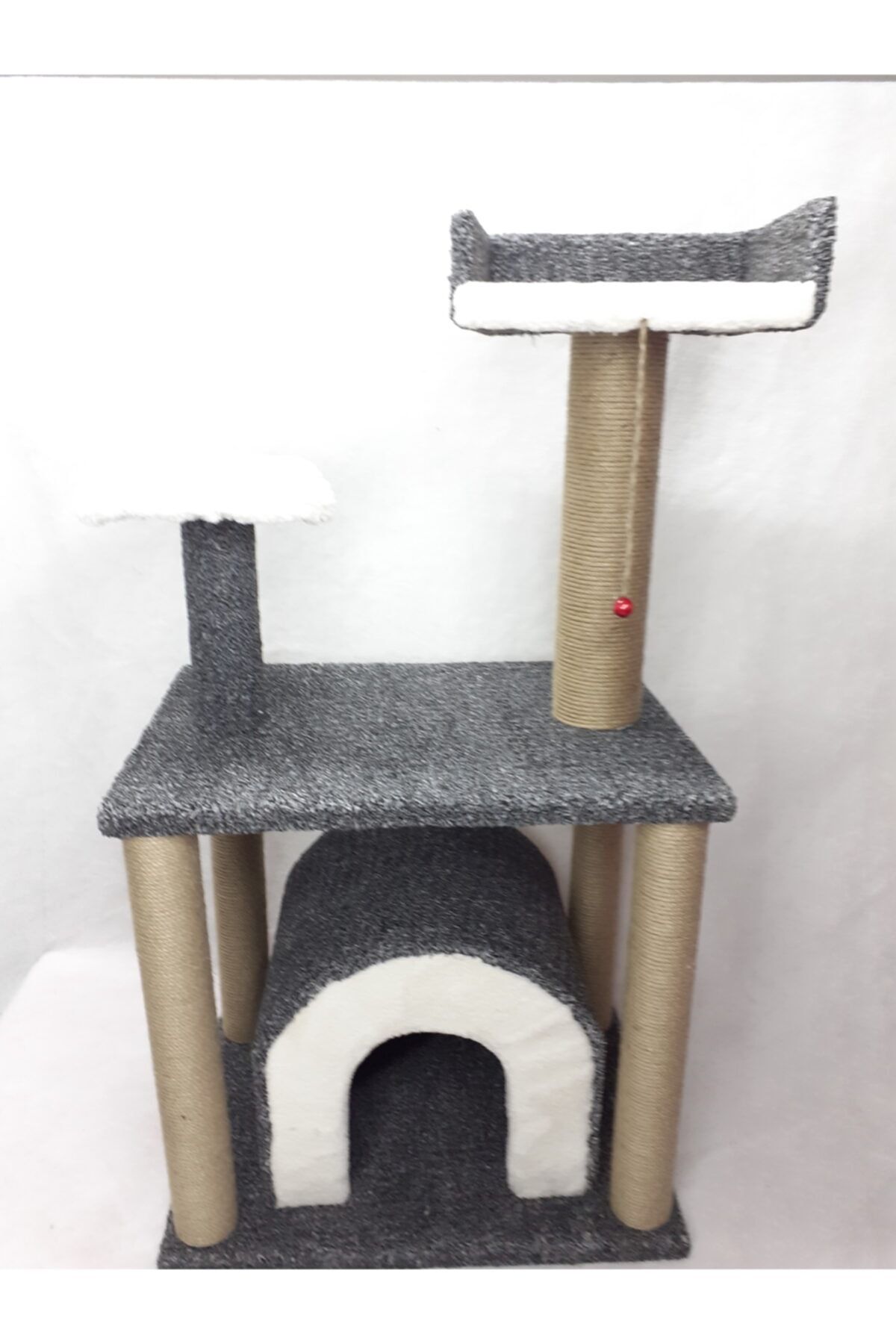 Dumanpet E2 Gri Kedi Evi 100x55x40cm