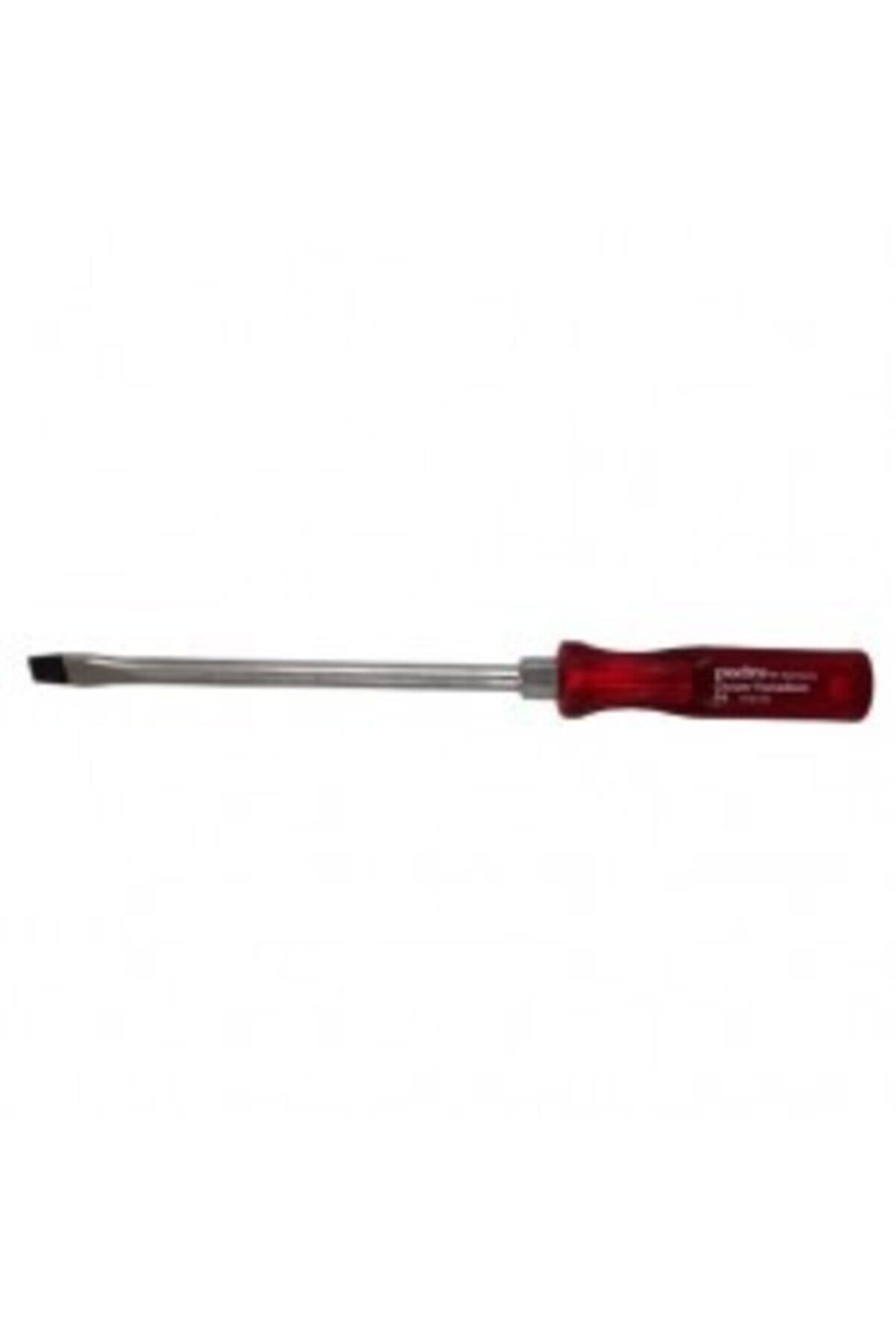 ALFA TOOLS Tornavida Düz Kırmızı Saplı No.64-175x10 Alman Padre
