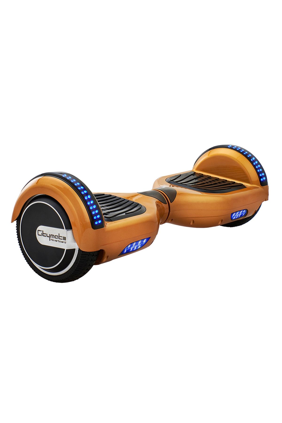 CityMate Elektrikli Kaykay Hoverboard 6.5 Inch Ledli Model Gold - Taşıma Çantası Hediye