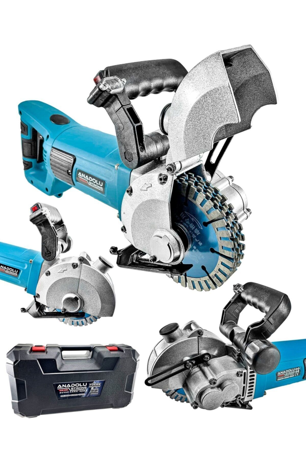Anadolu Strong Ans1098 2400w Lazerli Elektrikli Duvar Oluk Makinesi Kanal Açma Kesme Makinası
