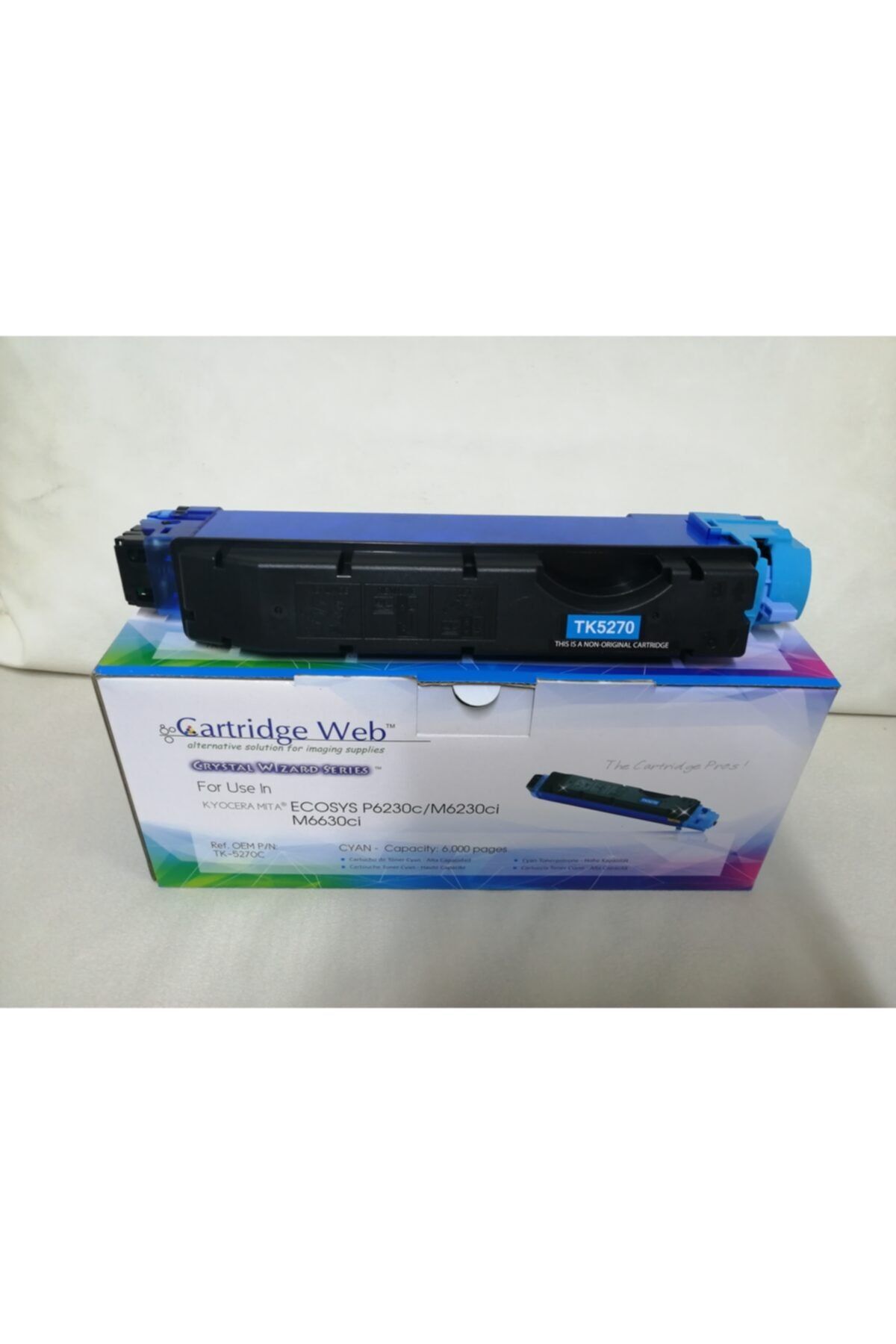 CARTRIDGE WEB Kyocera Tk-5270-6230-6630 Cyan Toner