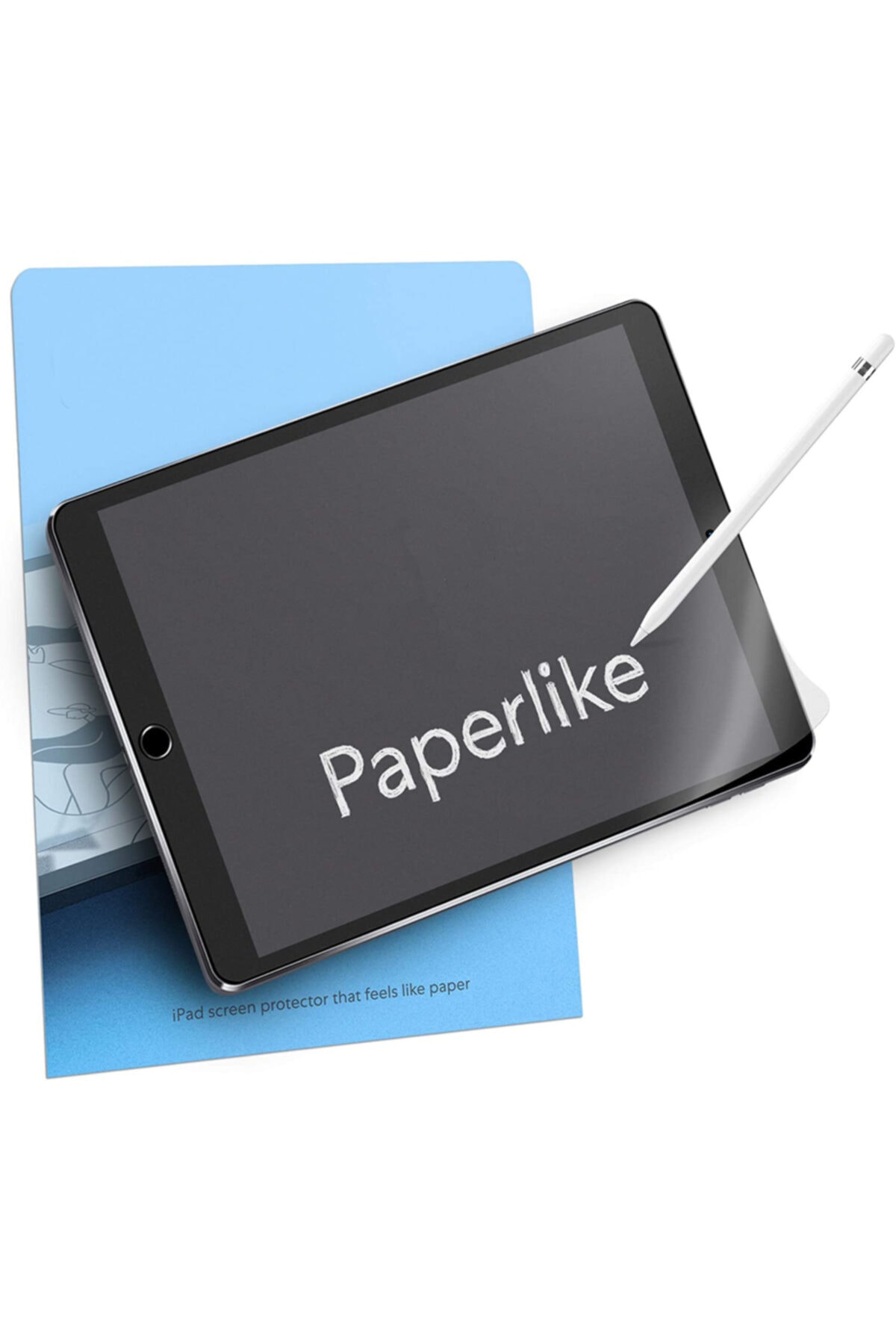 ZMOBILE Apple Ipad 10.2 8.nesil Paperlike Ekran Koruyucu Kağıt Hissiyatlı Nano Kırılmaz