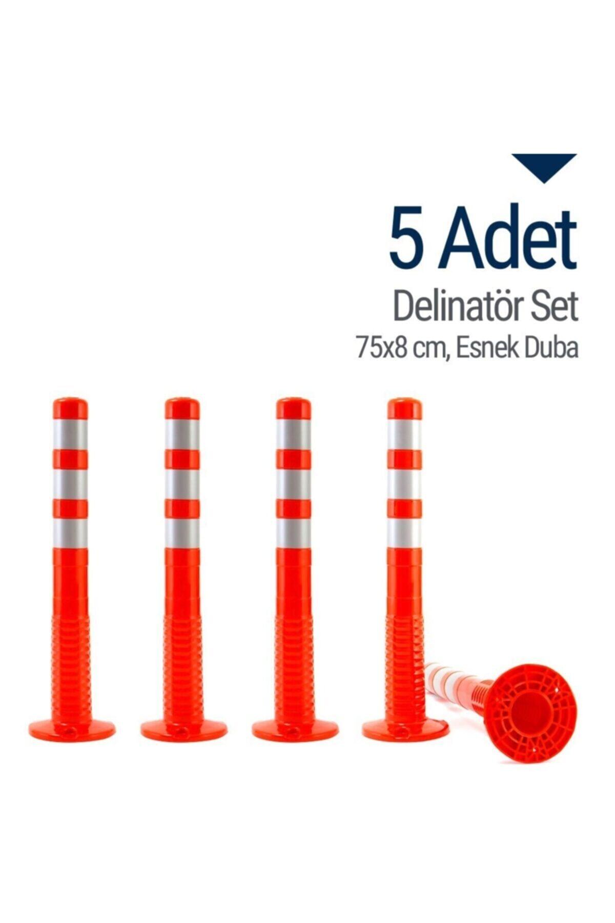 İleri Trafik 75x8 cm 5`li Delinatör Set