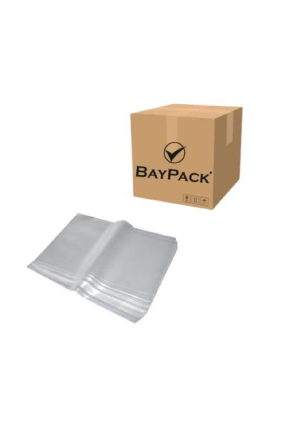 BAYPACK Şeffaf Bakkaliye Torbası 3 Kg'lık 25x42 (1 Koli 25 Paket)
