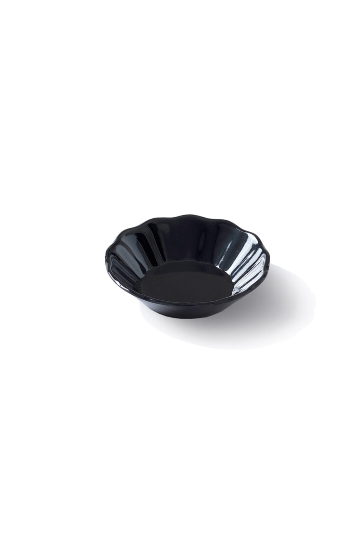 HibanaMorza Melamin X 6 Adet Çay Tabak 10cm Siyah (çap:10cm Yuk:2.5cm 48gr)