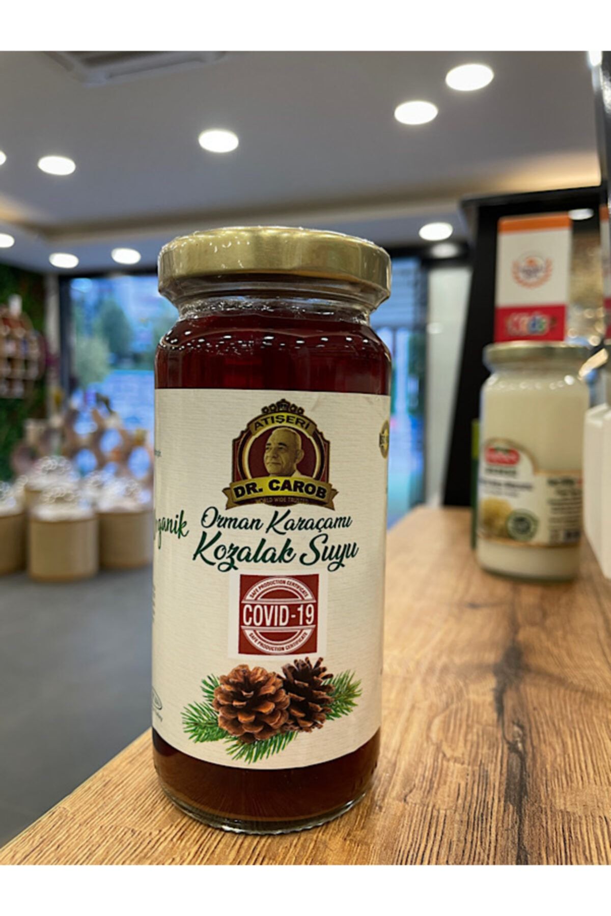 Atışeri Organik Şeker Ilavesiz Kozalak Suyu