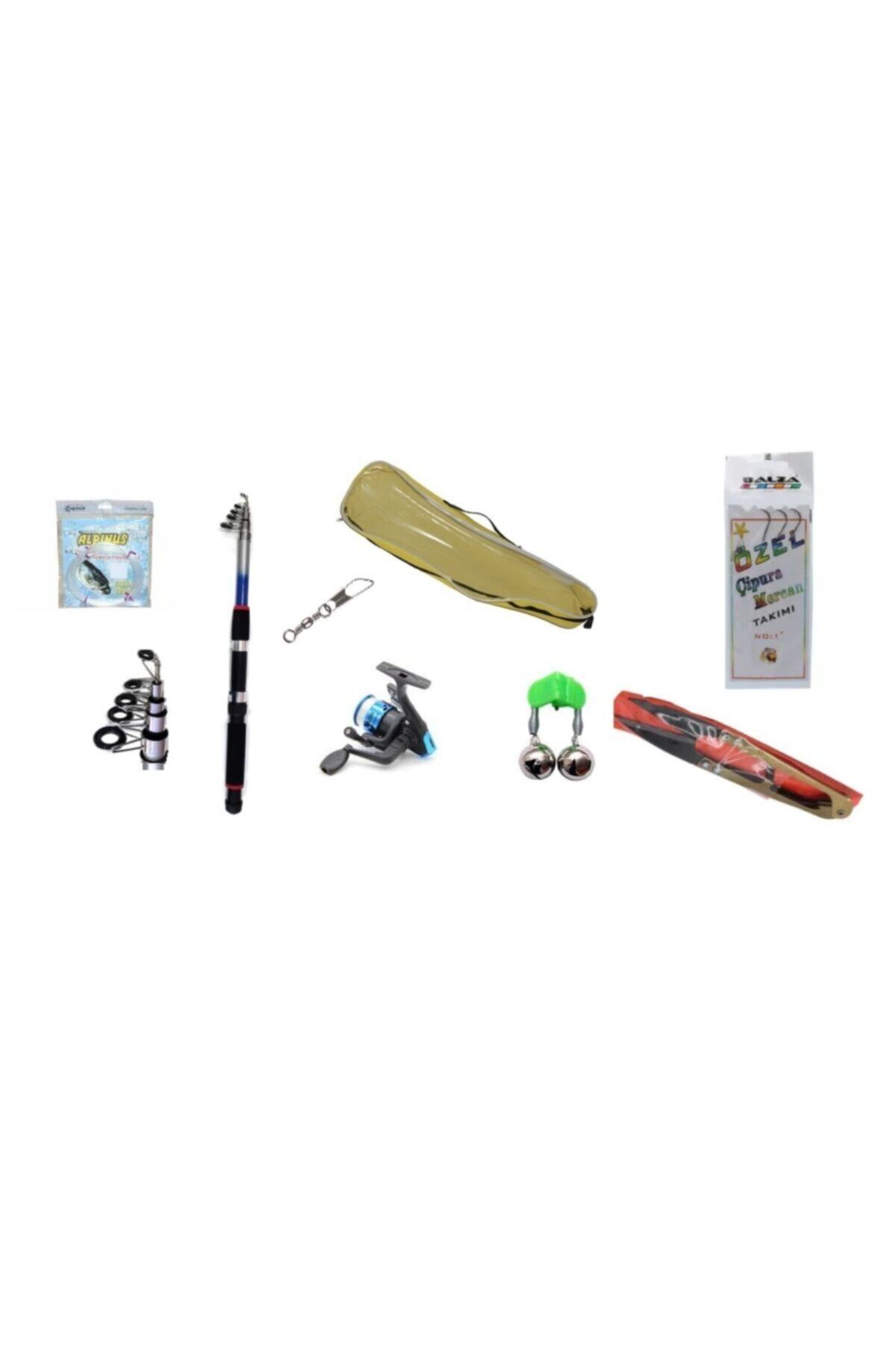 PACIFIC Olta Seti Bizim Işimiz Full Set 3 Metre 80 Gr Atar Takım 200 Lük Makina Misineli