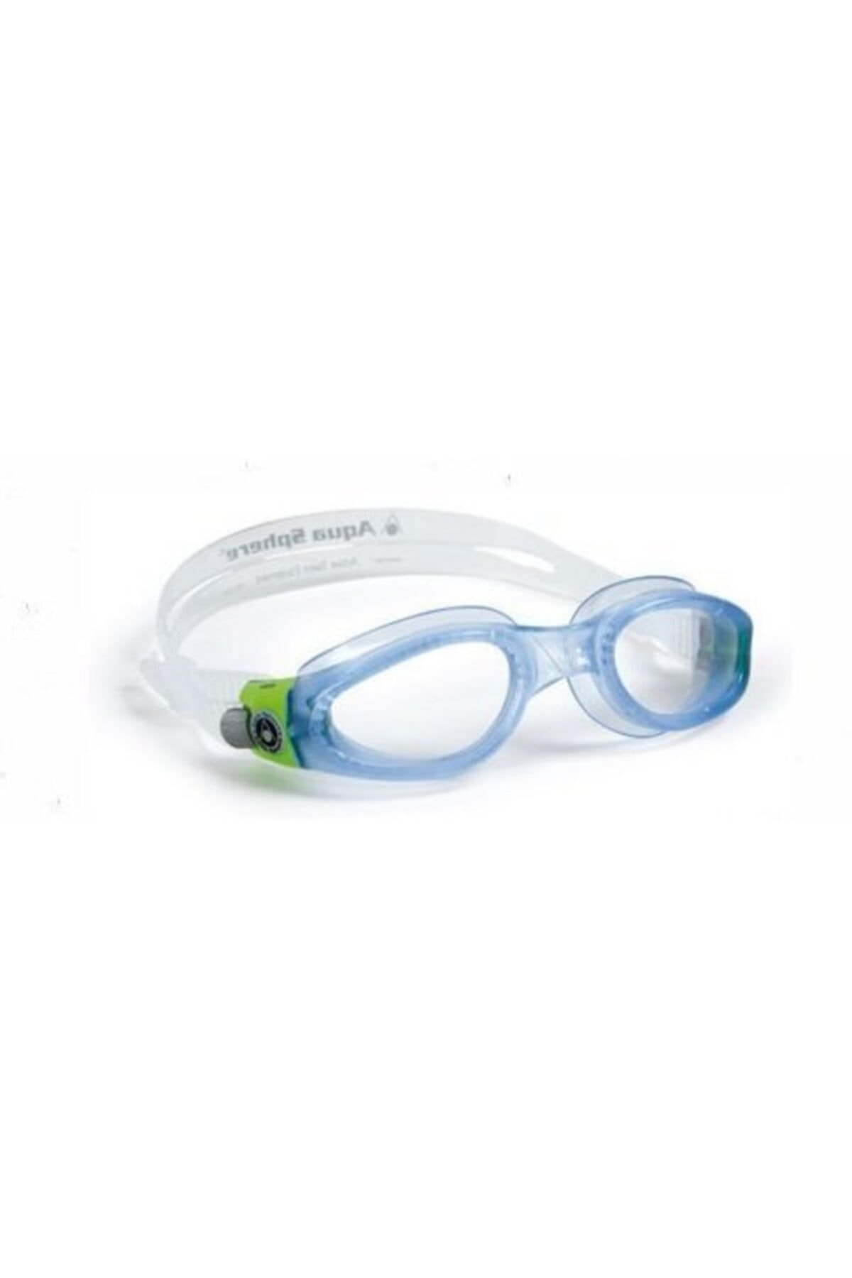 Aqua Sphere Kaiman Mavi Yeşil Şeffaf Lensli Yüzücü Gözlüğü