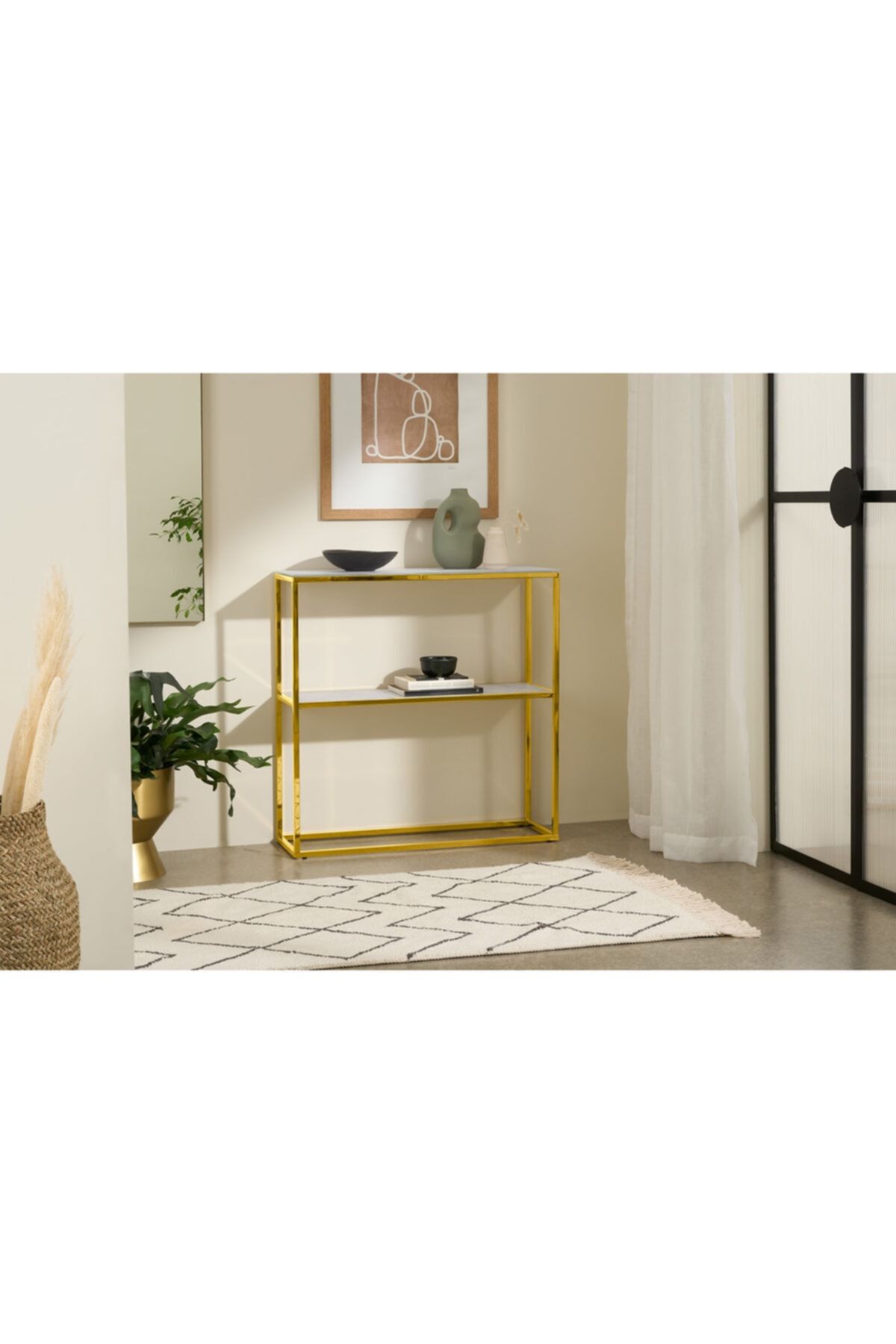 WoodVizyon Alis Konsol Gold