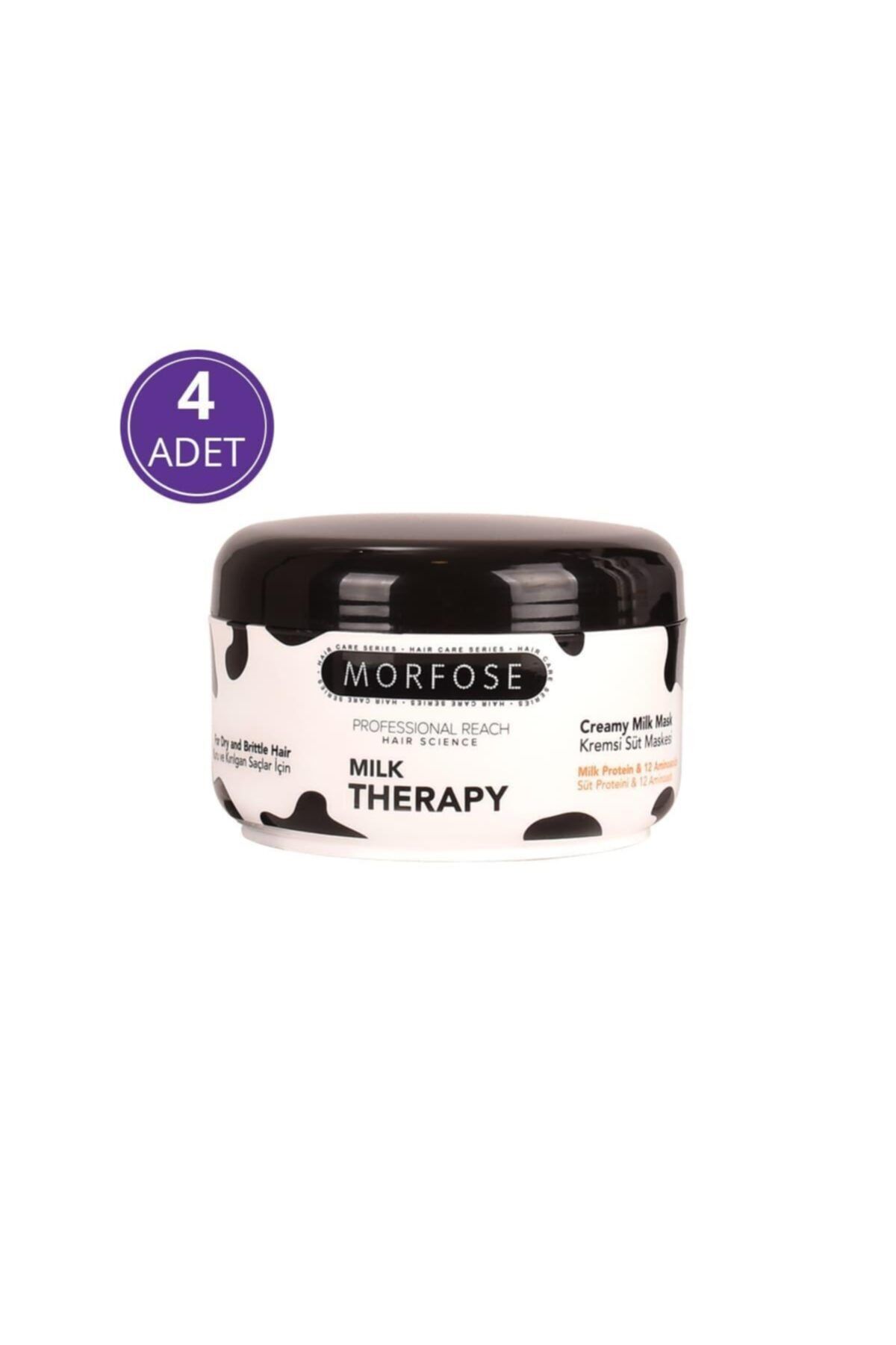 Morfose Milk Therapy Maske 250 Ml - 4 Adet
