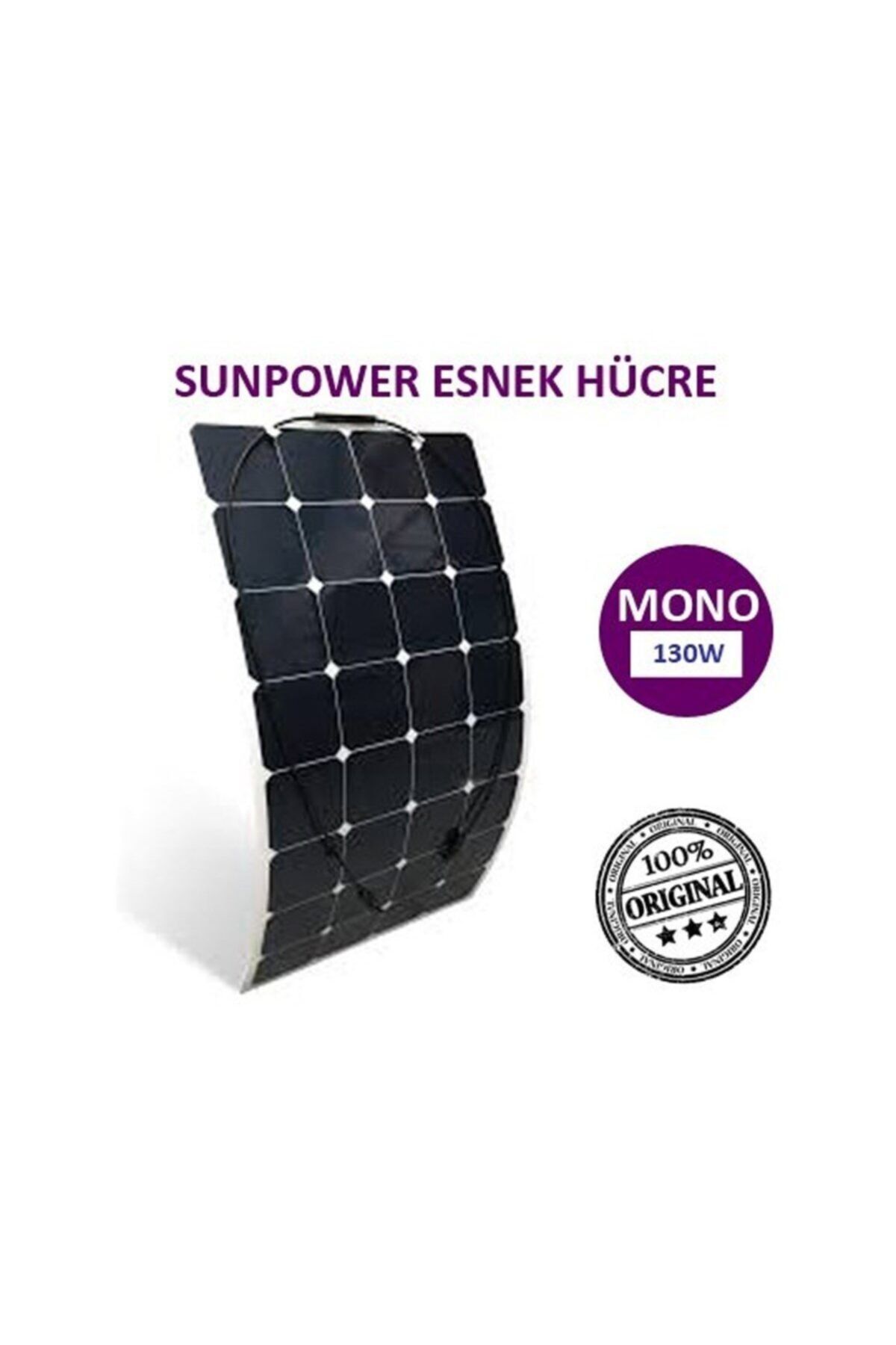 Lexron 130w Etfe Esnek Monokristal Güneş Paneli