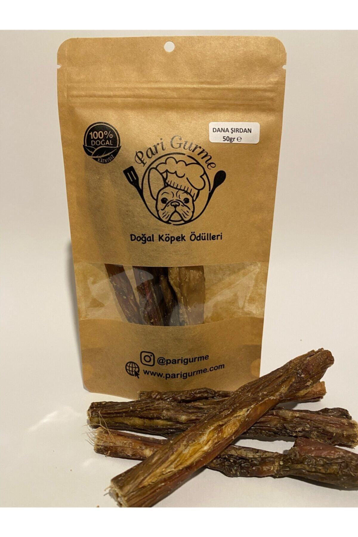 Pari Gurme Dana Şırdan Çubuk Köpek Ödülü %100 Doğal Naturel Barf 50gr