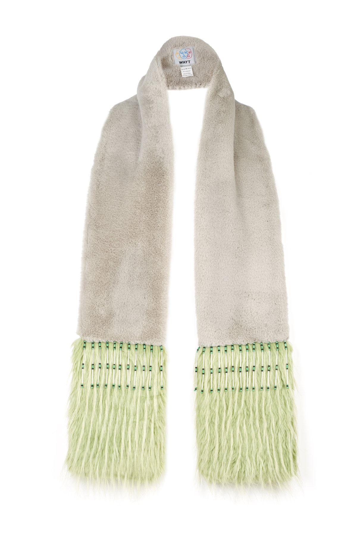 WAYT San Antonio Suni Kürk Atkı Gri