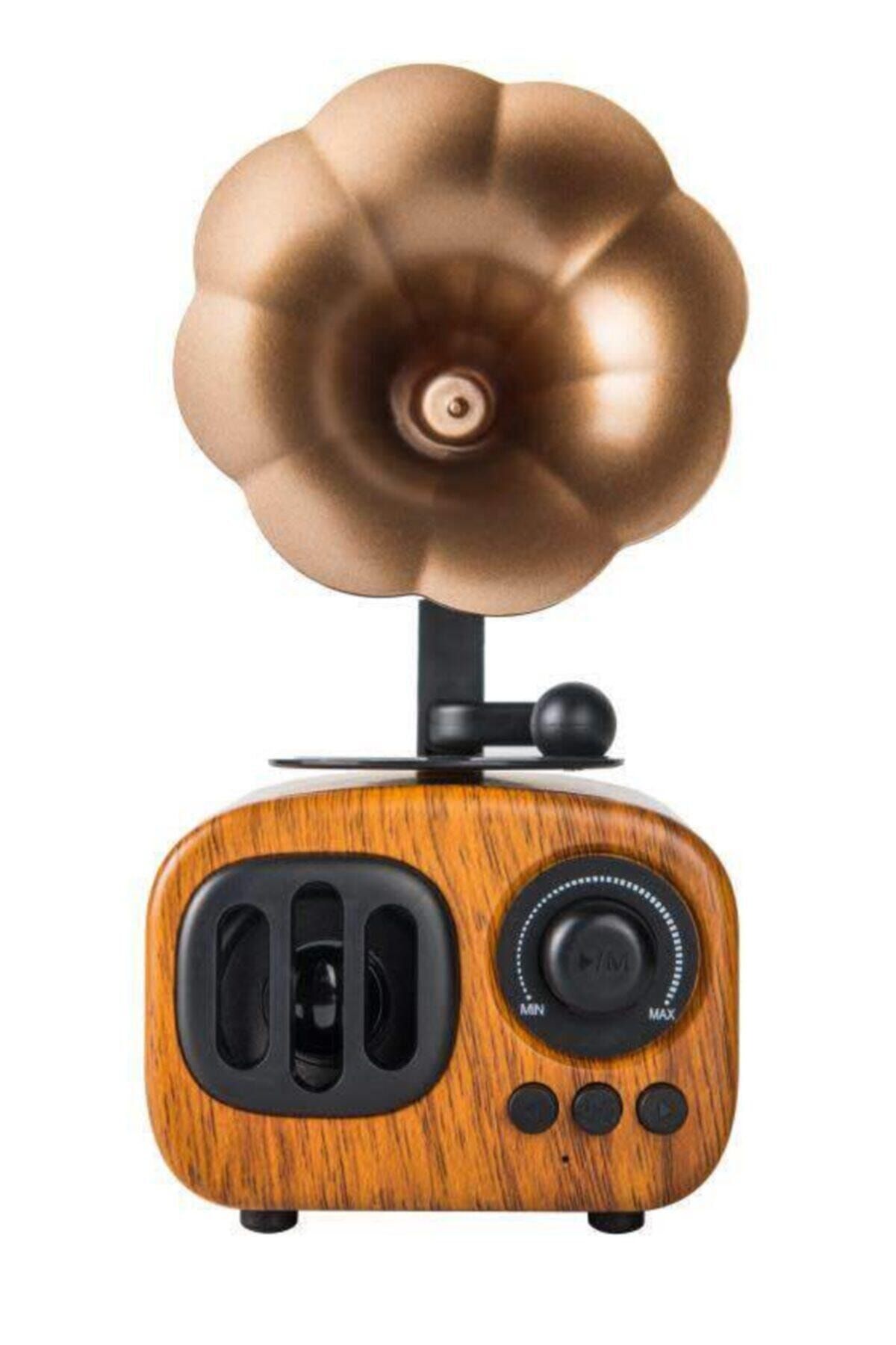 Concord B7 Nostalji Gramafon Bluetooth Kablosuz Radyolu Ses Bombası Hoparlör