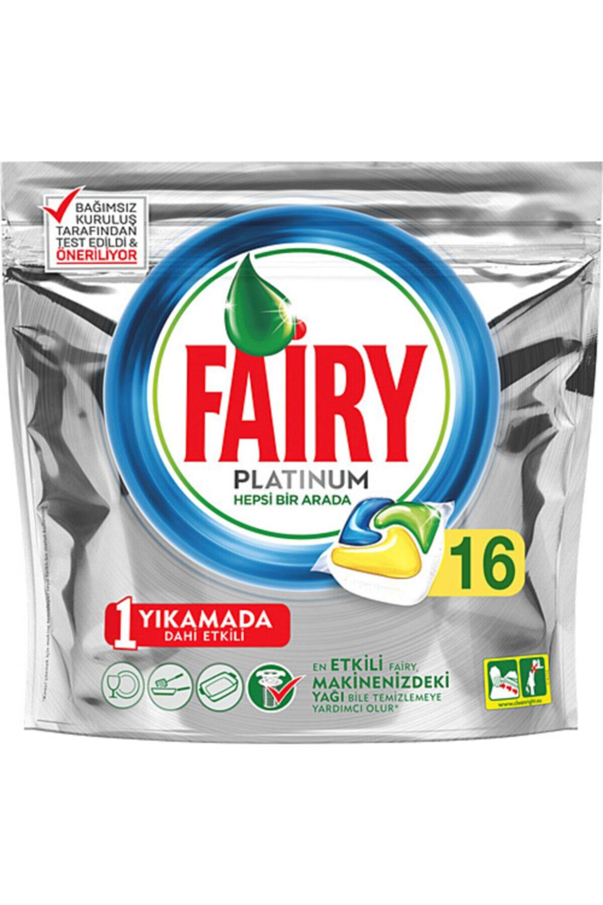 Fairy Platinum Hepsi Bir Arada 16'lı Bulaşık Makine Tableti