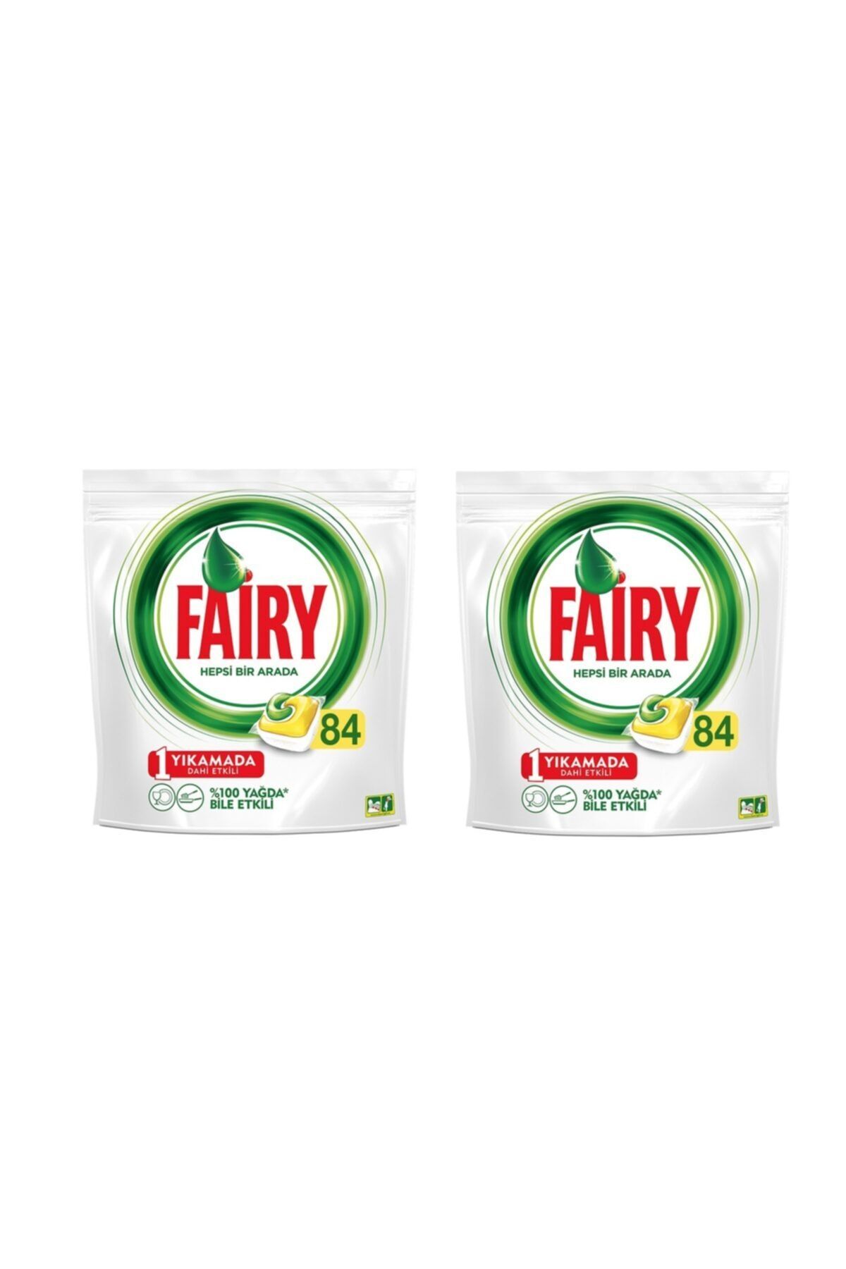 Fairy Hepsi Bir Arada 84'lu Bulaşık Makine Tableti * 2 Adet