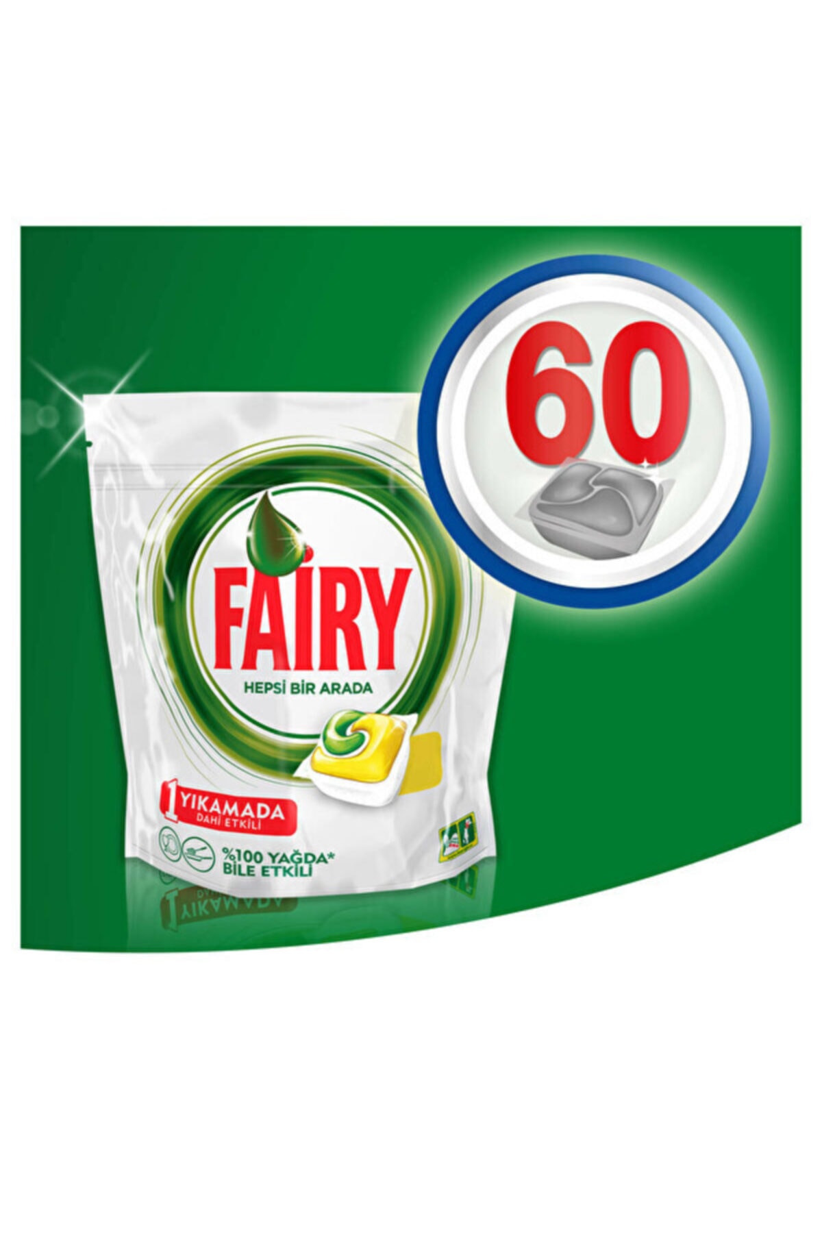 Fairy Hepsi Bir Arada 60'lı Bulaşık Makine Tablet