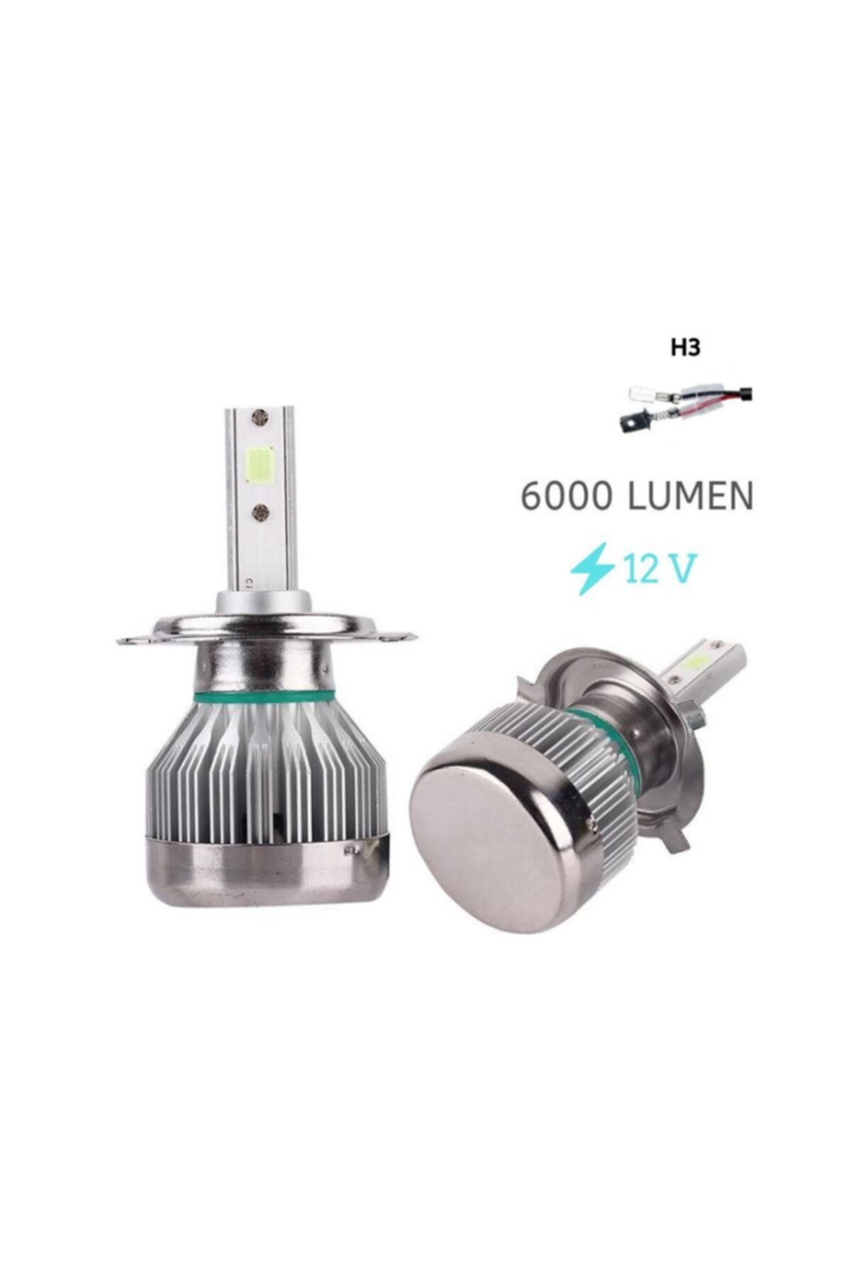 Angel Of Life Led Far Ampulü H3-3500lmx2-30w-12v Buz Mavisi / Laam701