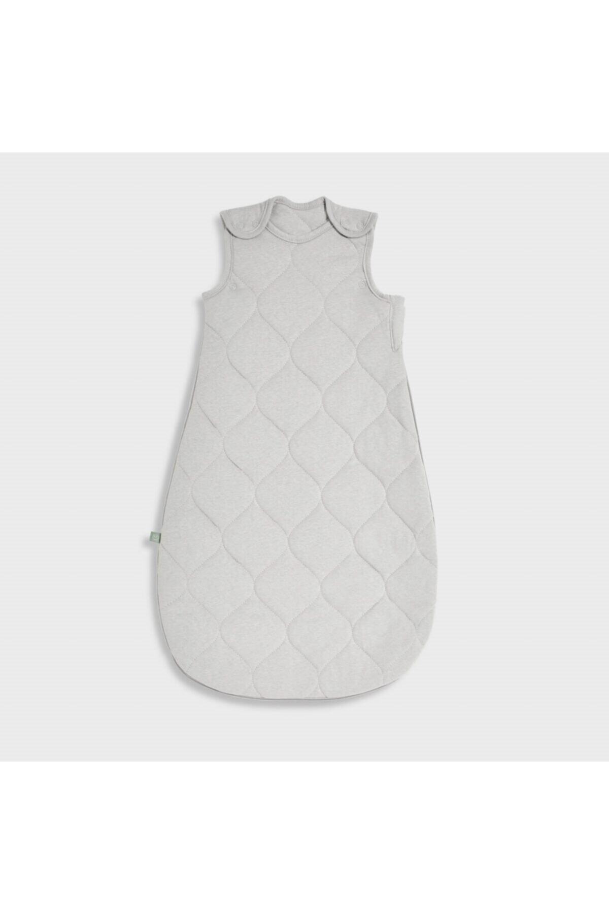 Green Touch Bebek Uyku Tulumu- Gri Kapitone (2.5 TOG) Organik-keten