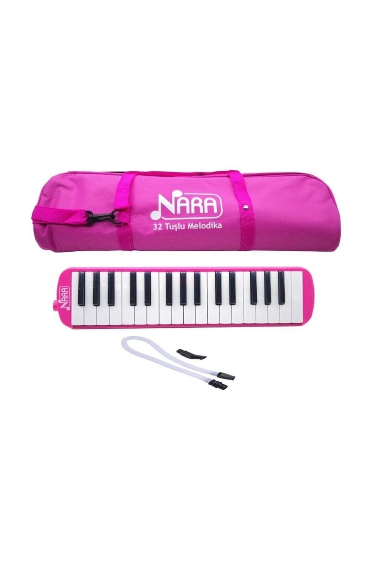 NARA 32 Tuşlu Çantalı Melodika Pembe