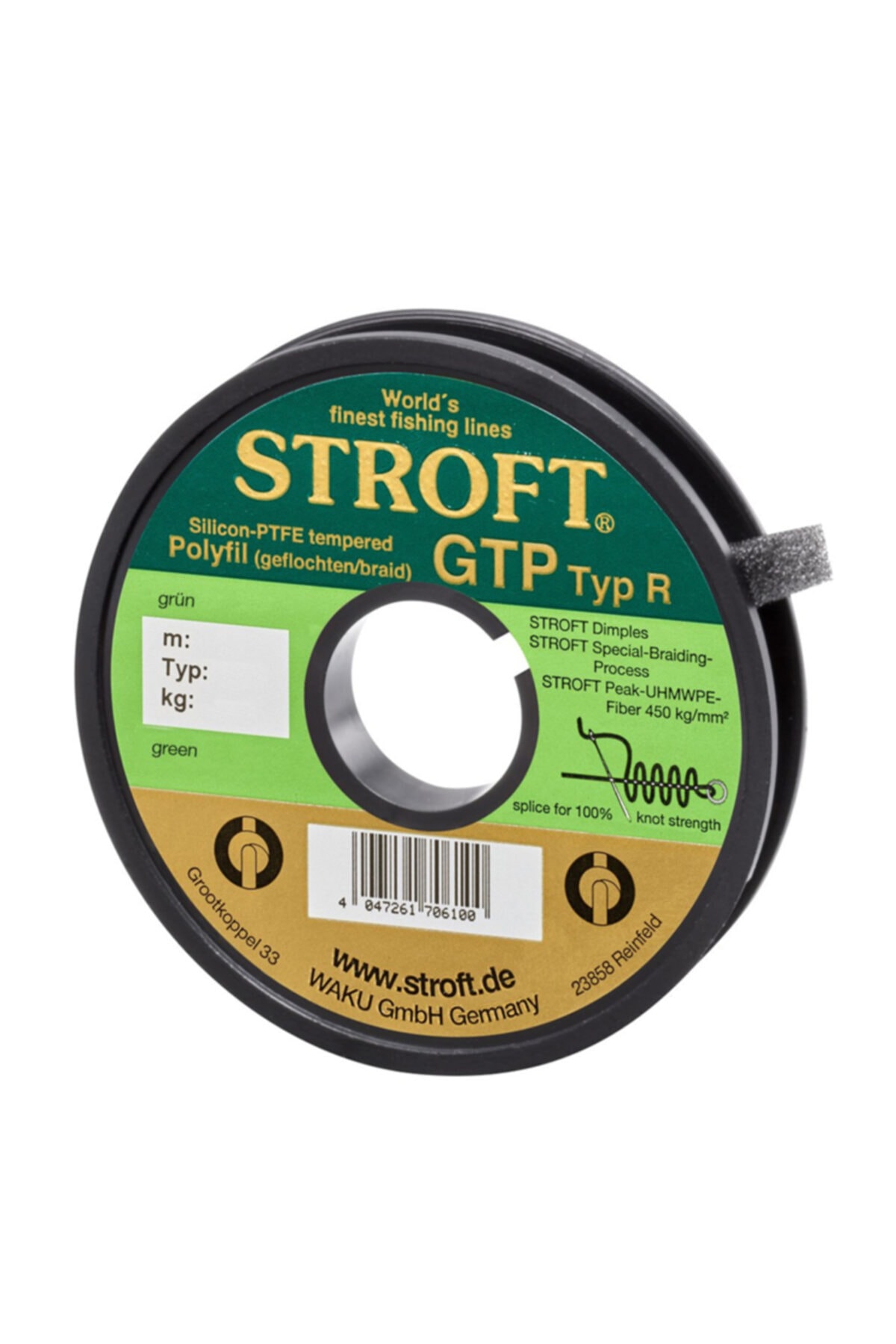 STROFT Gtp Typ-r Örgü Misina Yeşil R1 125mt - 0,15mm - 4,5kg