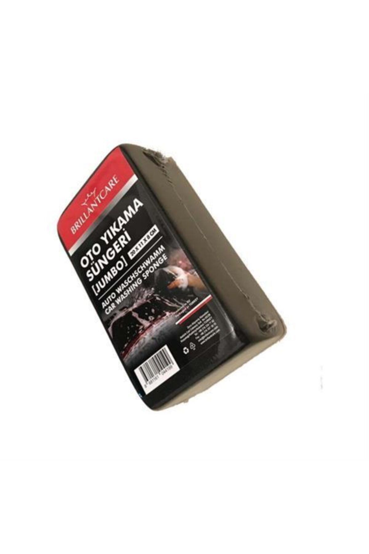 Transformacion Transformacıon Brillantcare Foamstar Jumbo Black Oto Yıkama Süngeri 20x11x8 Cm