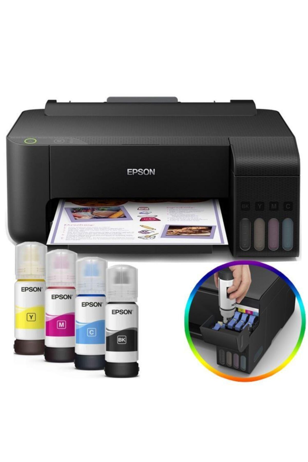 EPSON L1110 Orijinal Tanklı Renkli Yazıcı C11cg89401