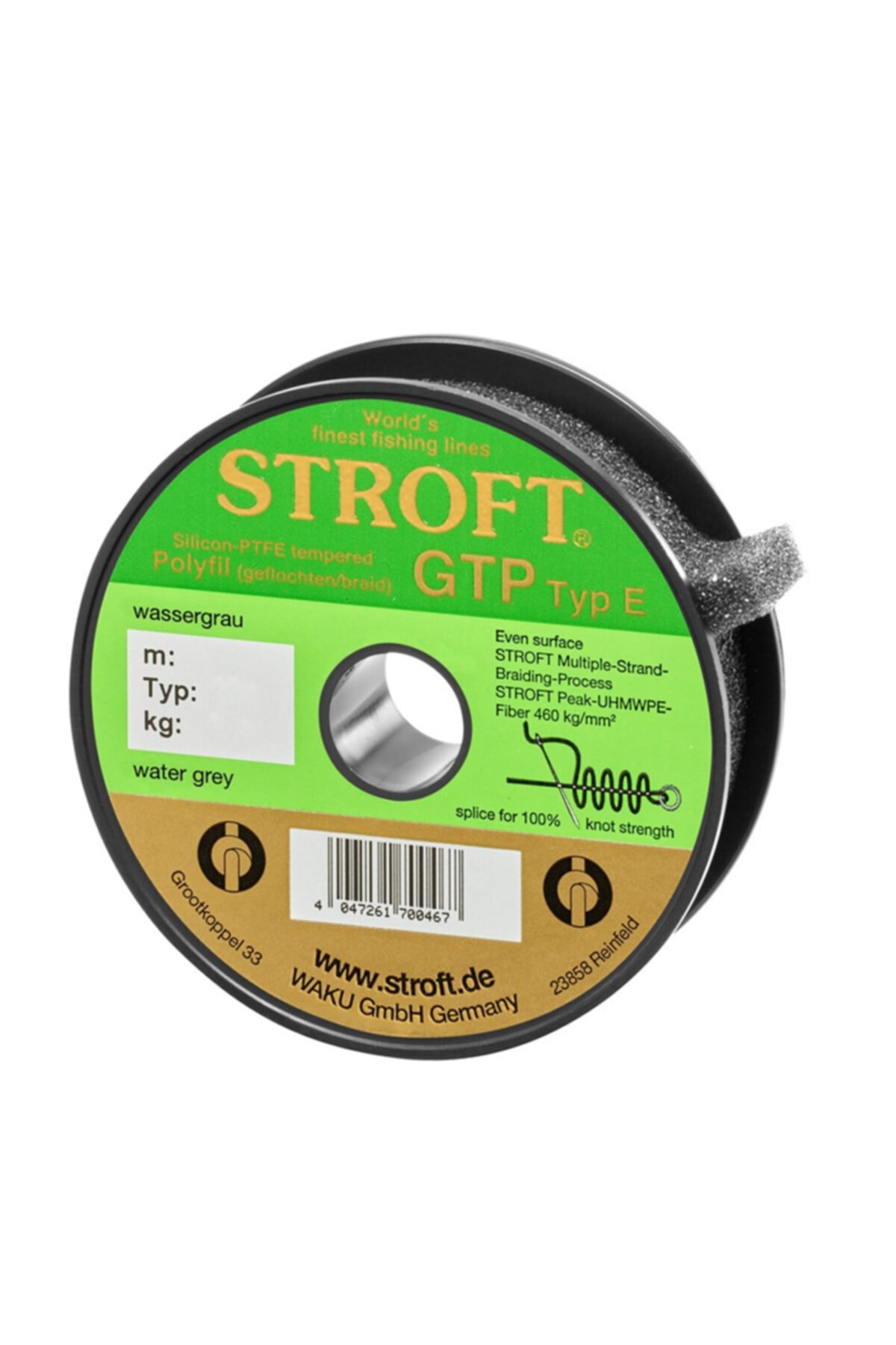 STROFT Gtp Typ E Örgü Misina Gri E8 - 150mt - 0,31mm - 24kg