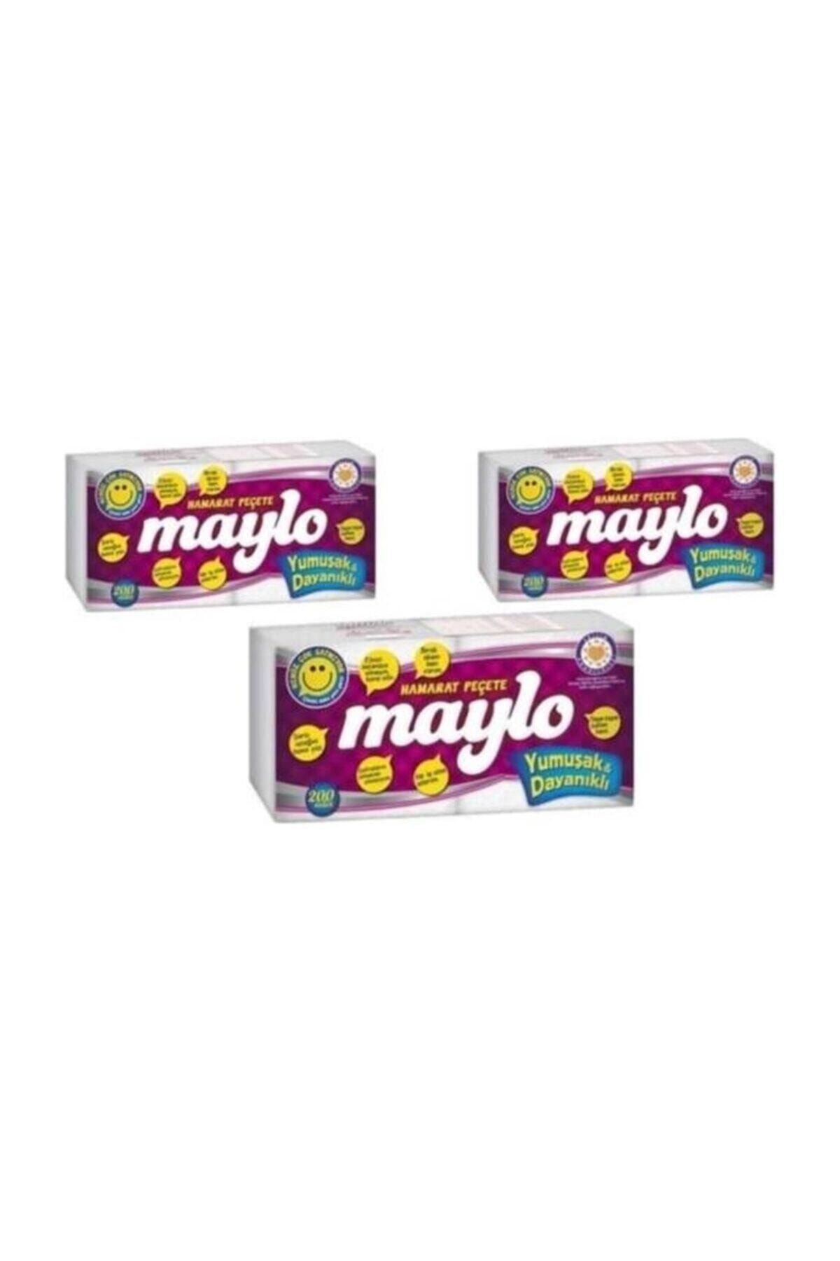 Maylo J23-27 500376 Hamarat Peçete 200 Lü 3 Paket