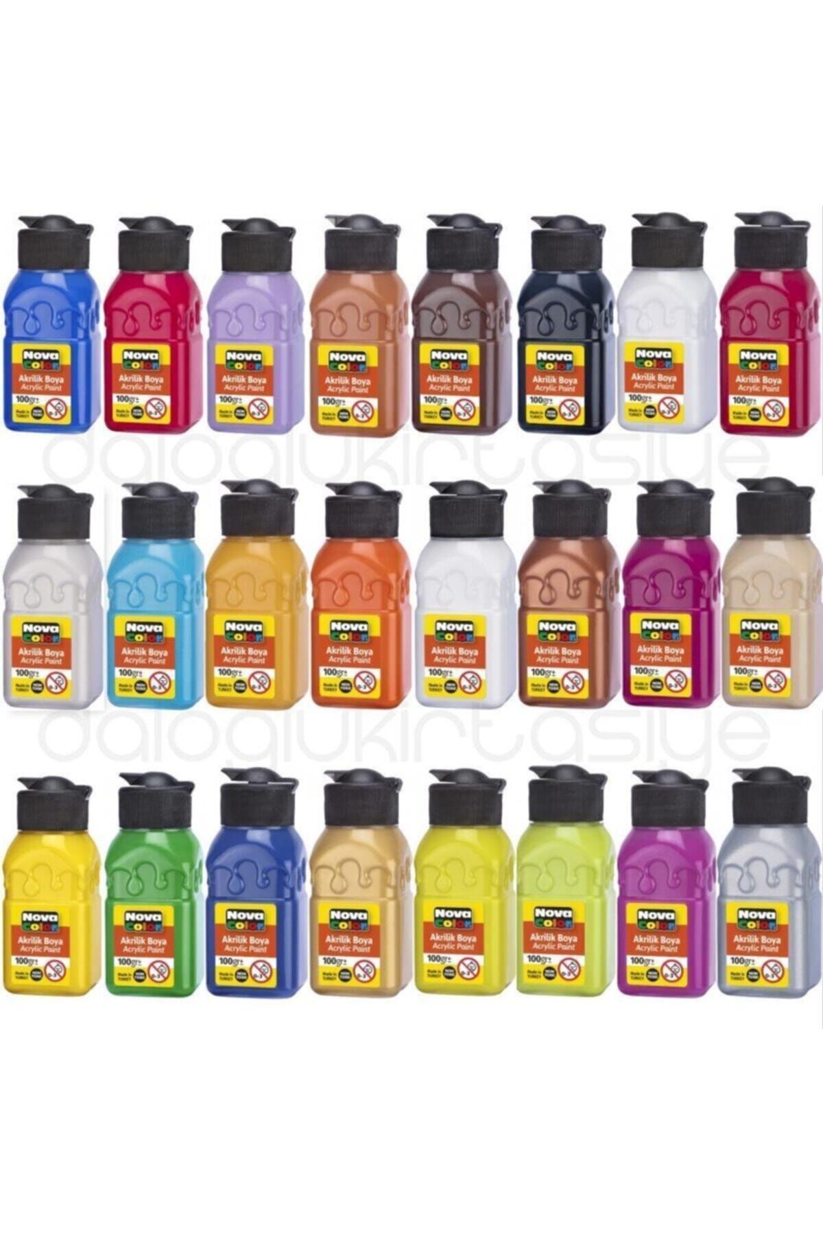 Nova Color Nc-2035 100 Gr Altın Rengi Şişe Akrilik Boya