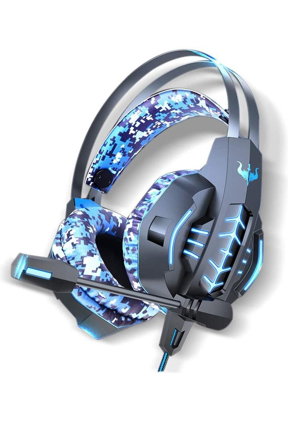 CEPSTOK Ovleng Q13 7.1 Kulaküstü Mikrofonlu Led Aydınlatmalı Gaming Oyuncu Kulaklık