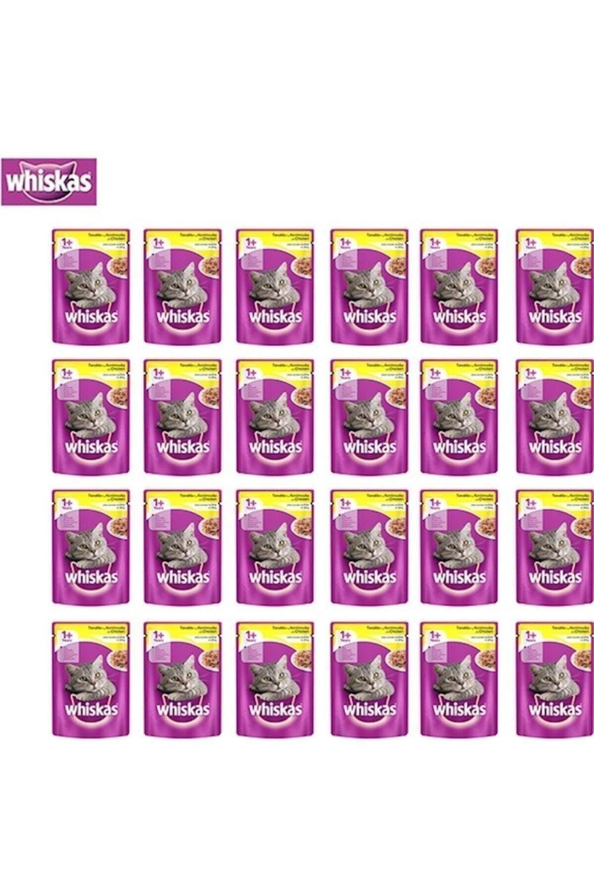 Whiskas Pouch Yetişkin Tavuk Etli Kedi Maması 24 Adet 100 Gr
