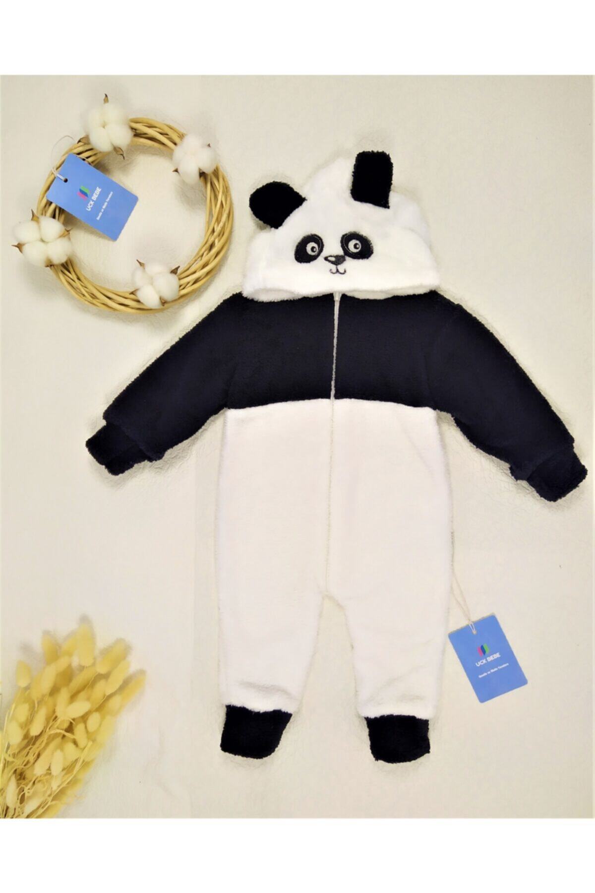 UCKBEBE Welsoft Sevimli Peluş Panda Tulum