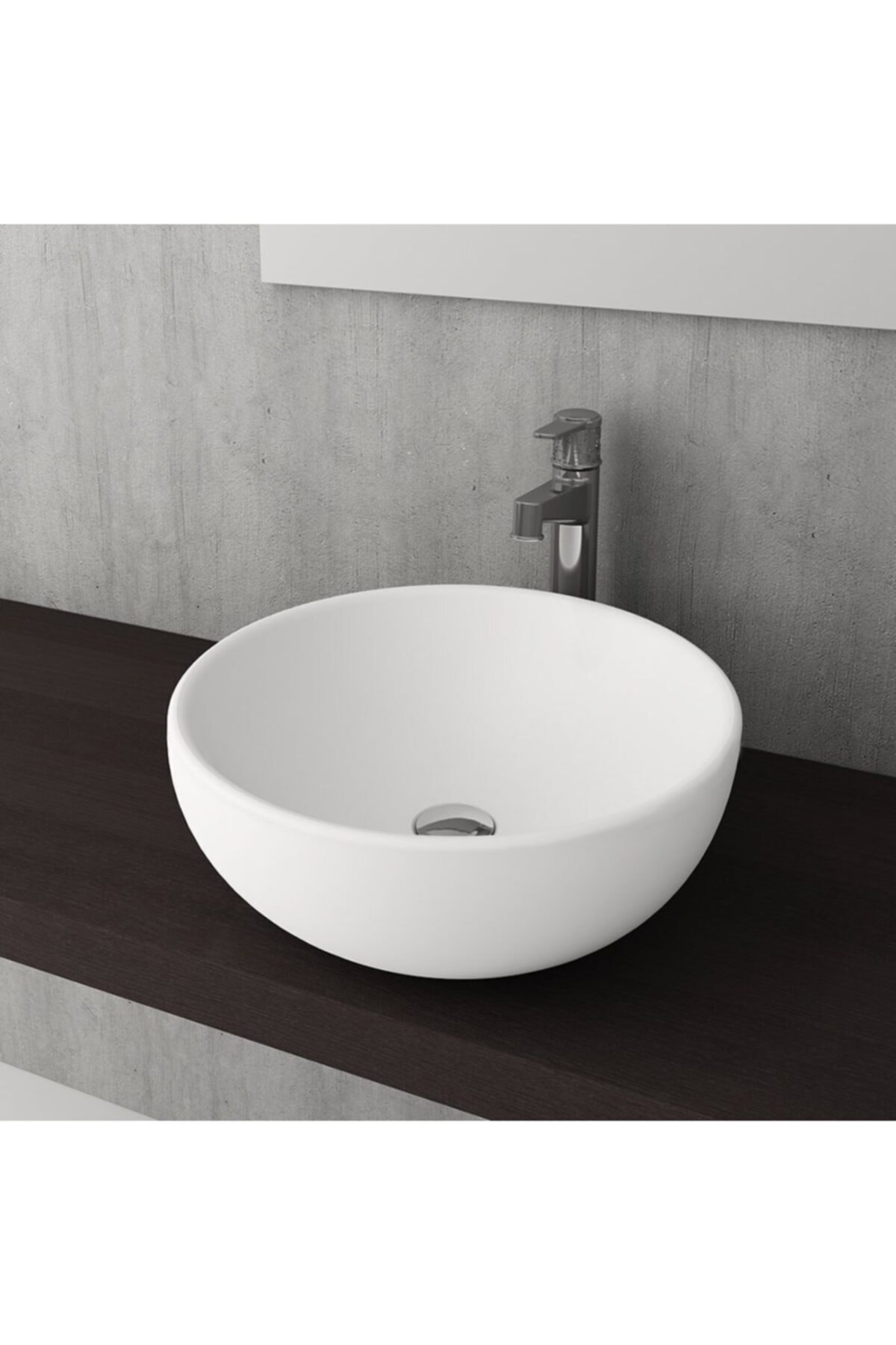 Bocchi Venezia Çanak Lavabo 40 cm Mat Beyaz