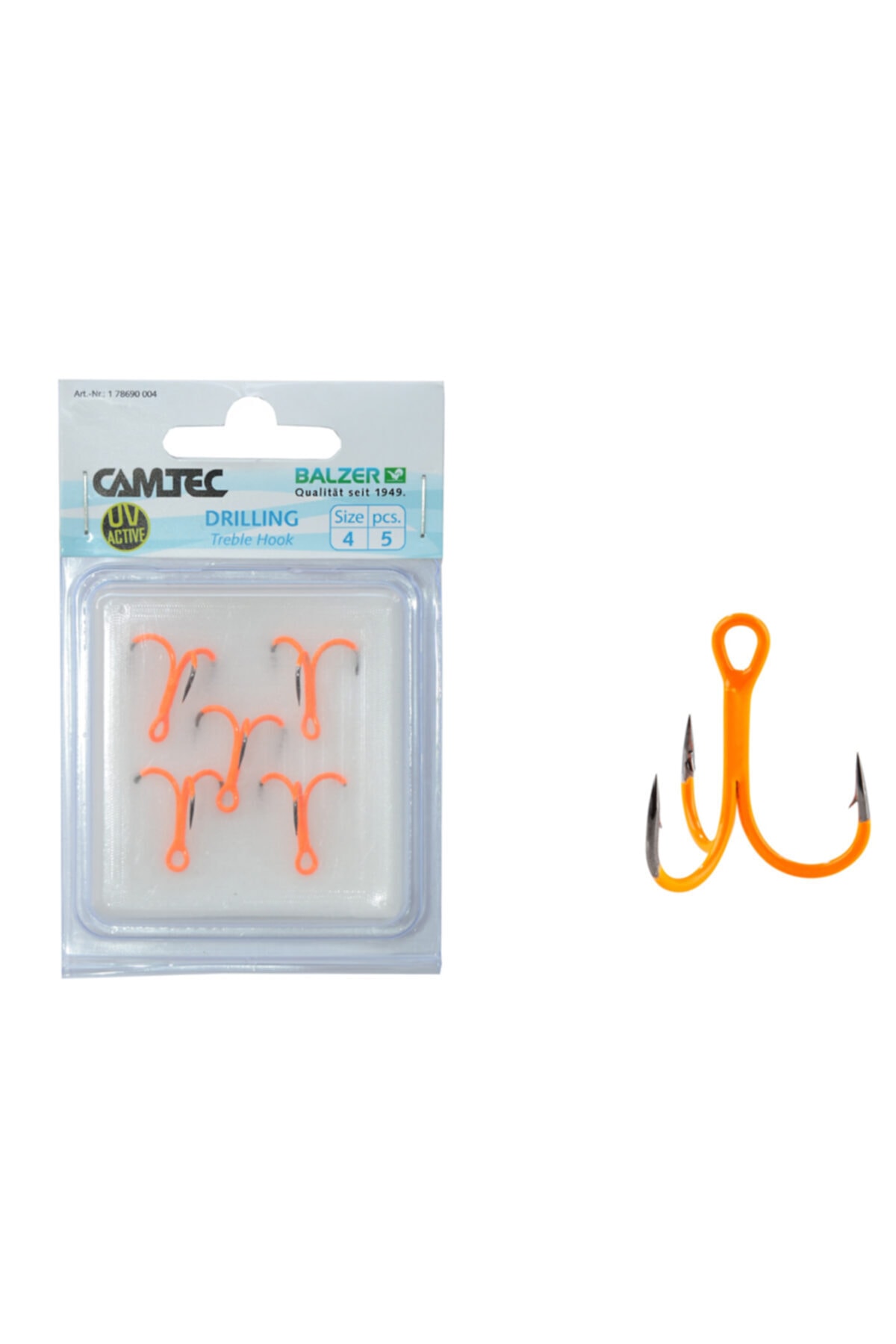BALZER 17869 004 Camtec Uv Turuncu Üçlü Iğne No:4