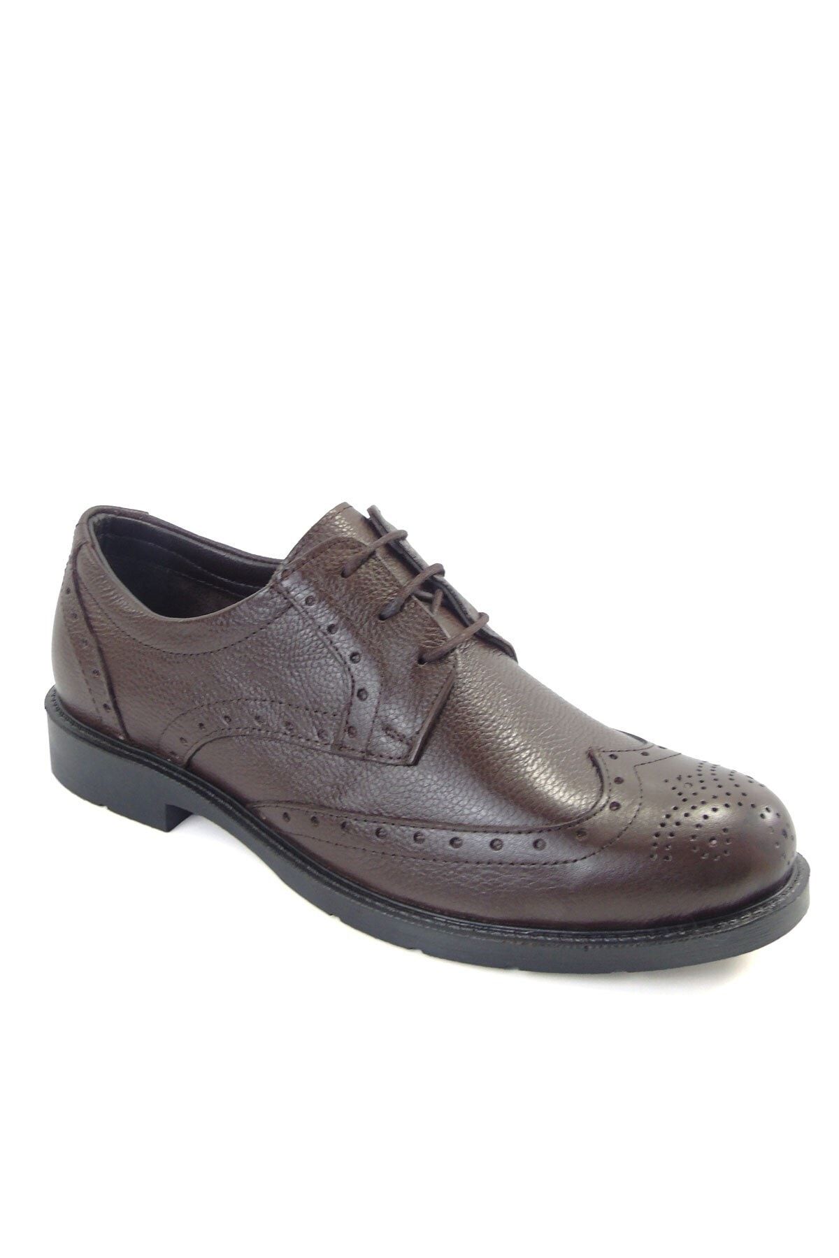AlbiShoes Hakiki Deri Klasik Rahat Erkek Oxford Ayakkabı